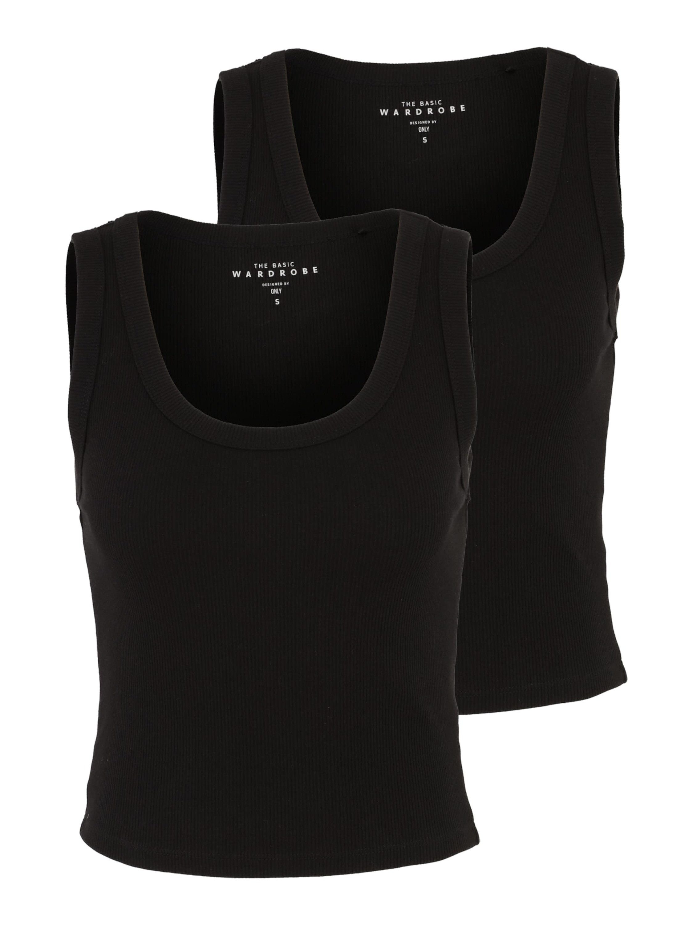 ONLY Tall Shirttop ONLEASY (2-tlg) Plain/ohne Details