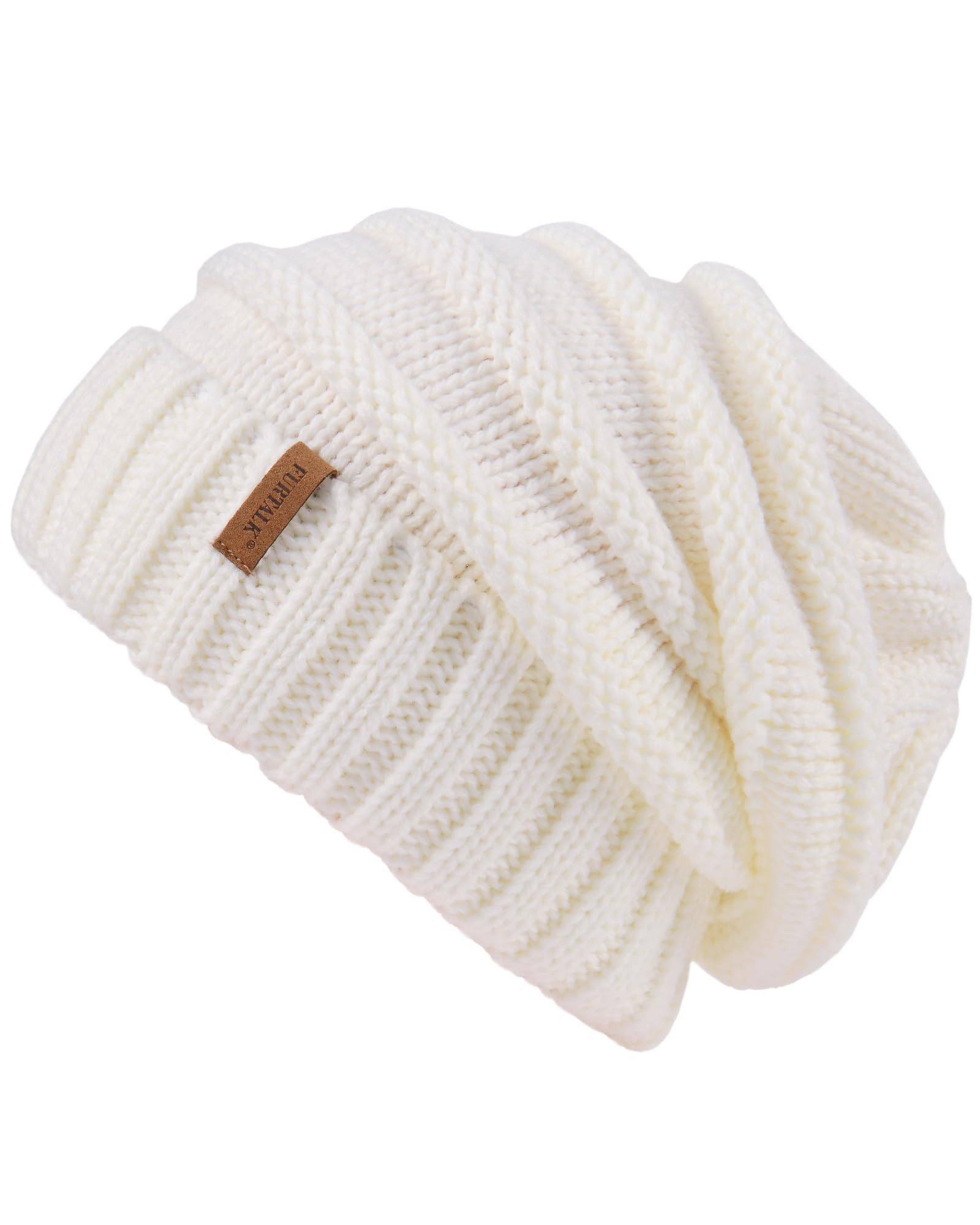 FOUORTUNATE-BEE Strickmütze Damen Wintermütze, weiche Strickmütze, locker & günstig online kaufen