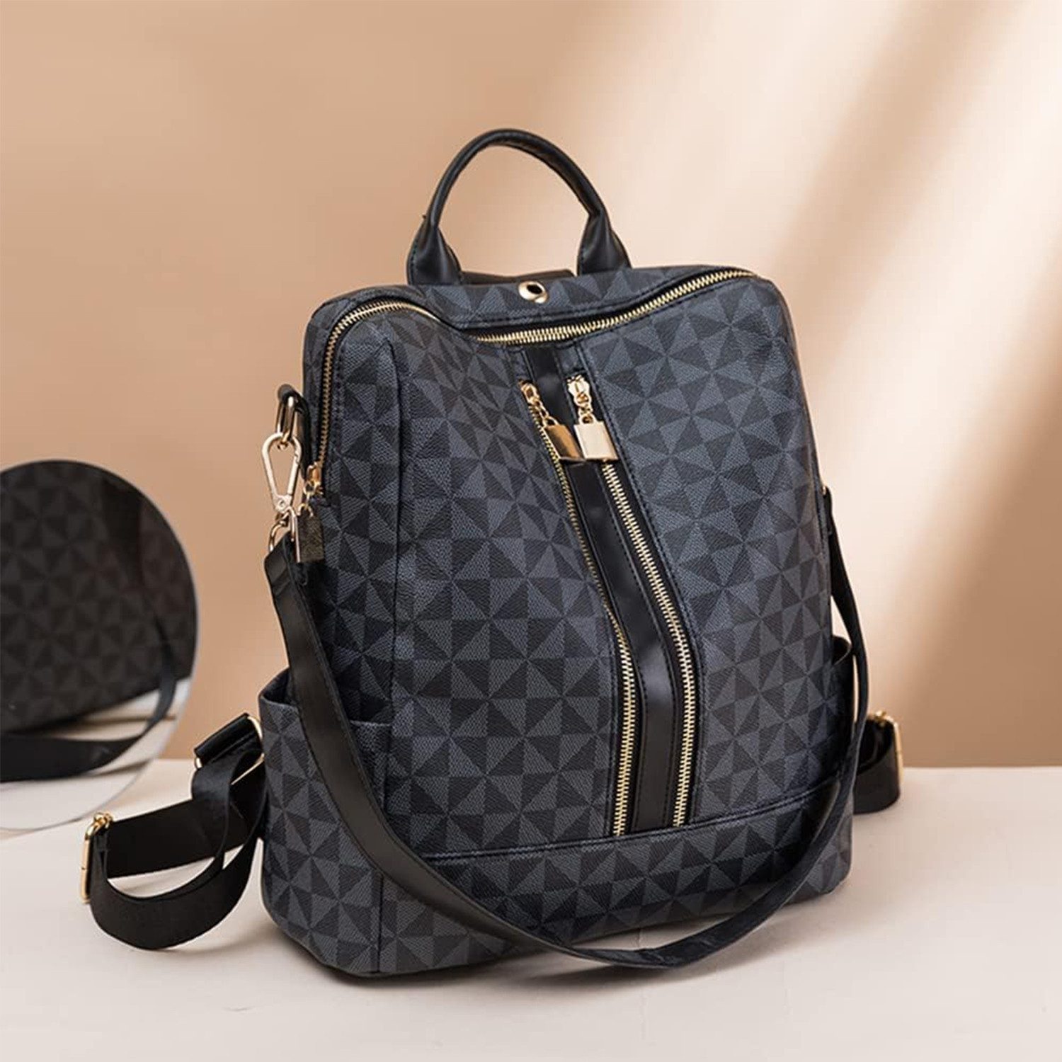 RWEUOQ Rucksack Laptoprucksack Schulrucksack Reiserucksack Schwarz günstig online kaufen