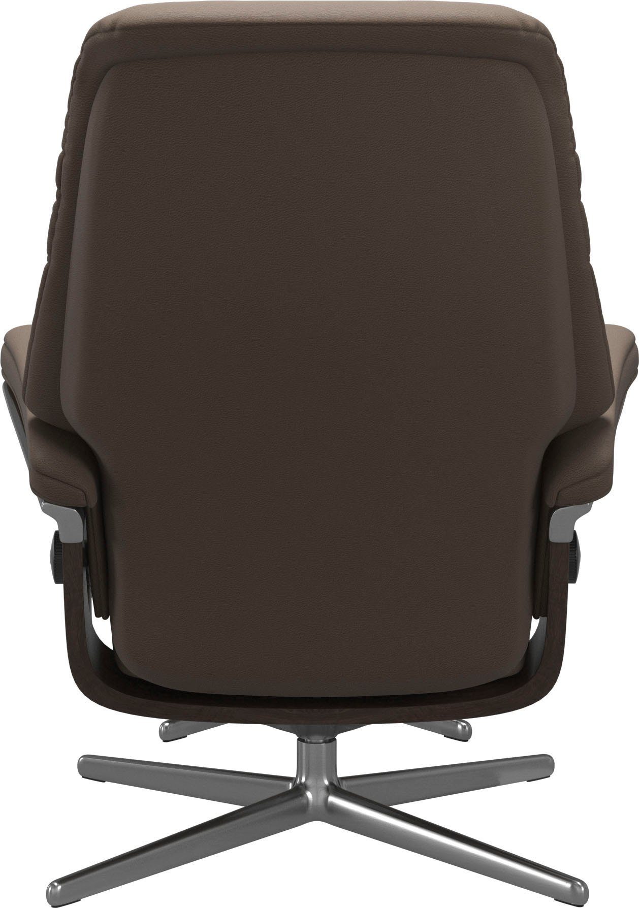 Stressless® Fußhocker Sunrise, mit Cross Base, Größe S, M & L, Holzakzent Wenge