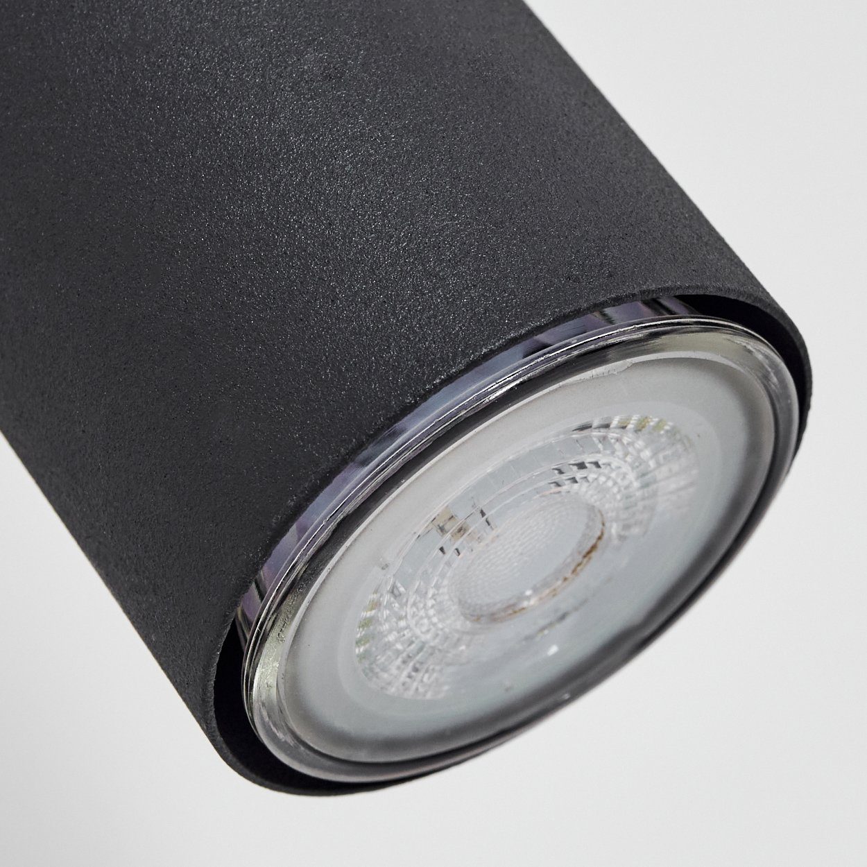hofstein Wandleuchte »Gambellara« moderne Wandlampe Lesearm GU10 in mit Metall Leuchtmittel, An-/Ausschalter, und verstellbarem Schwarz, aus ohne