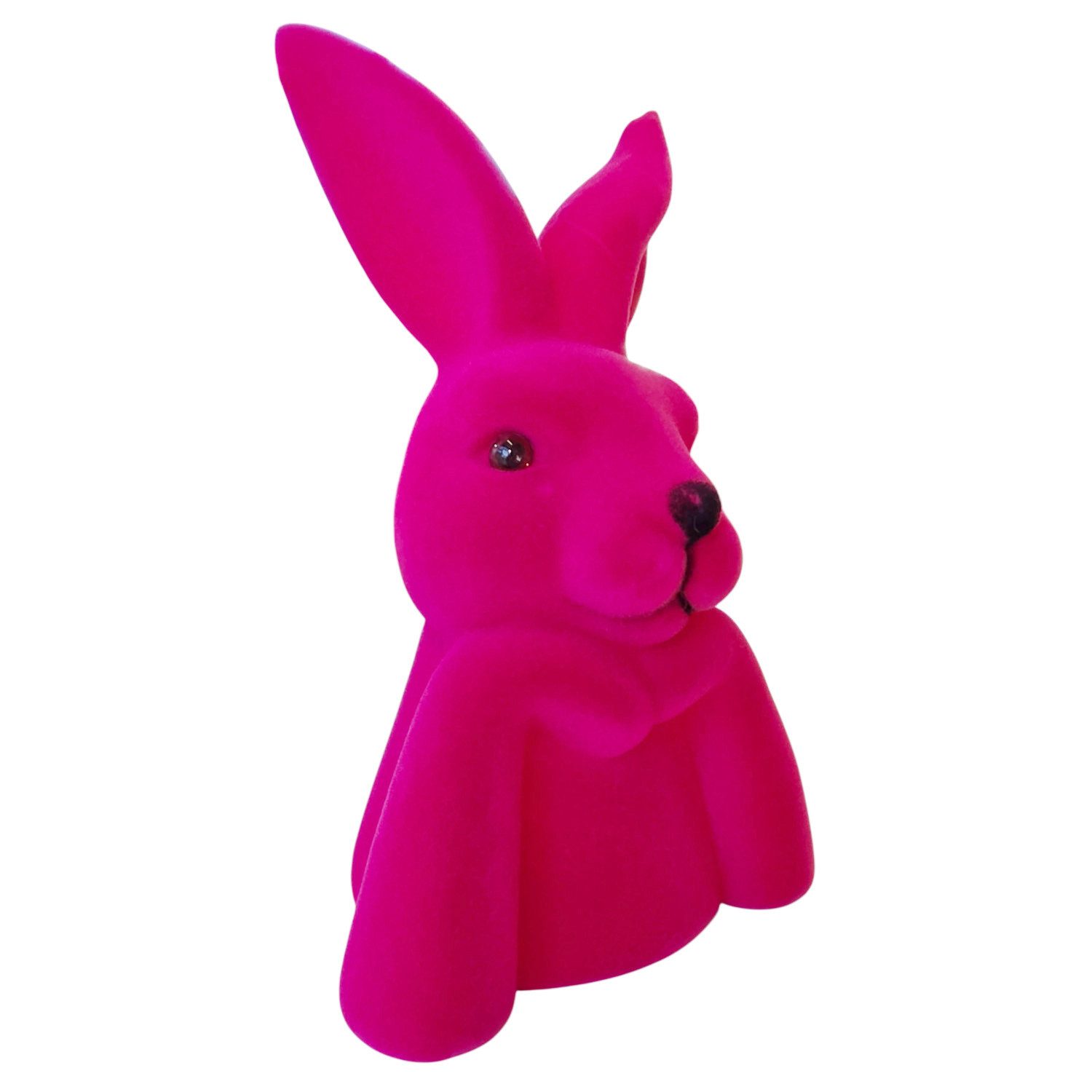 Macosa Home Osterhase Hasenbüste Pink, Orange od. Grün modern 29 cm (Dekofigur Büste Hasenfigur, 1 St., Osterhase Dekoration Ostern), bunt modern Osterhase Osterdeko