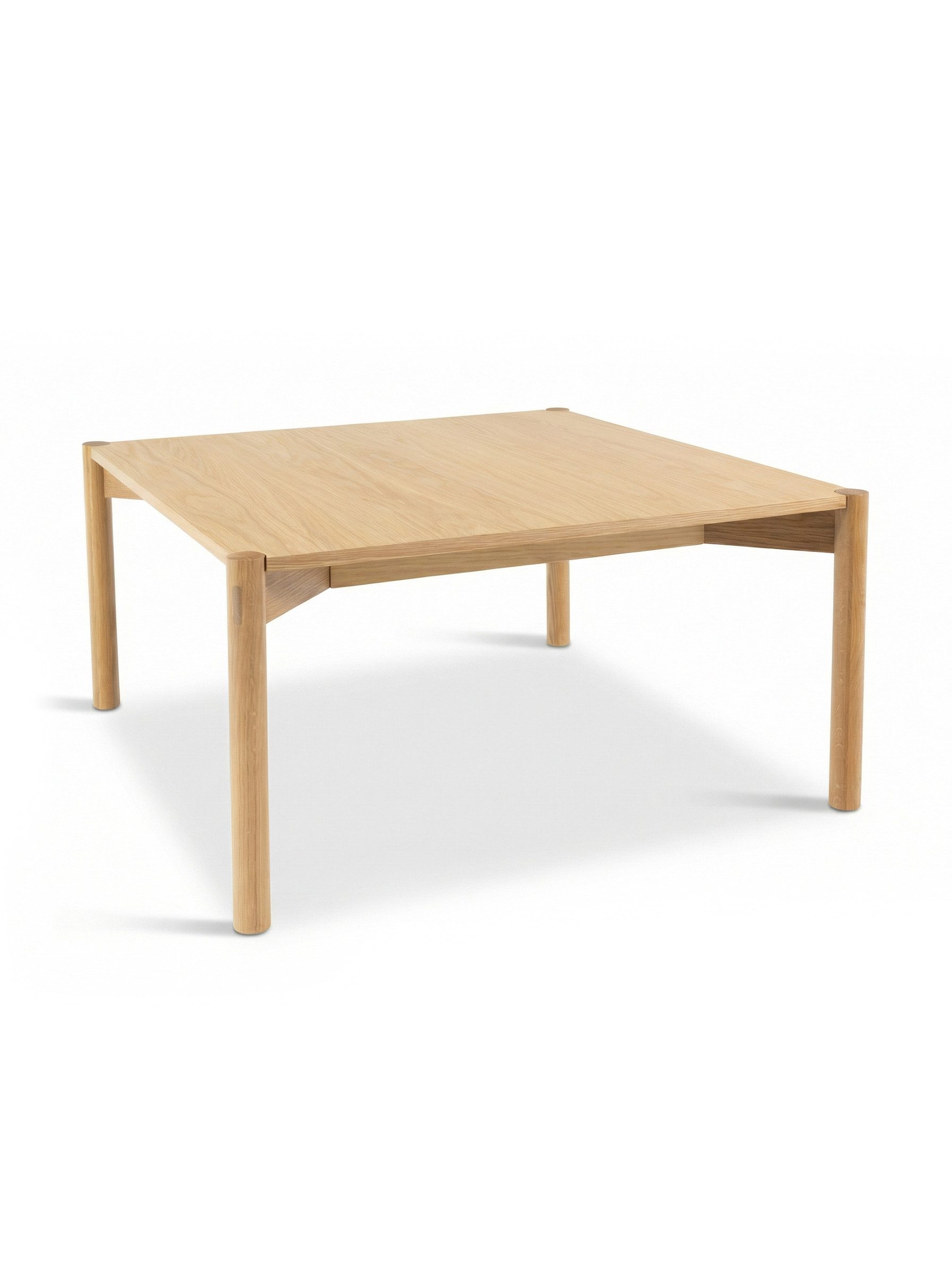faee Couchtisch Varmhed, quadratisch, Platte Eiche furniert, Gestell Eiche teilmassiv