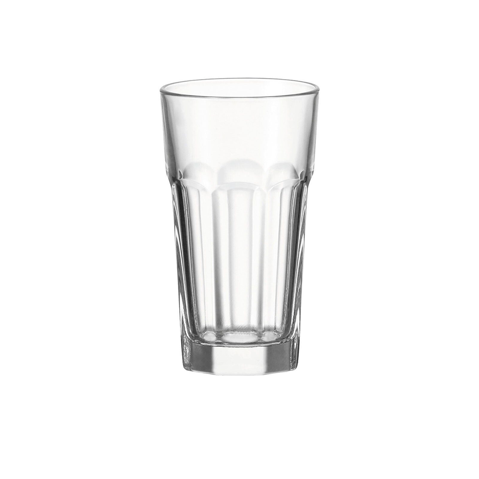 LEONARDO Longdrinkglas Rock Longdrinkgläser 340 ml 6er Set, 6-tlg., Glas