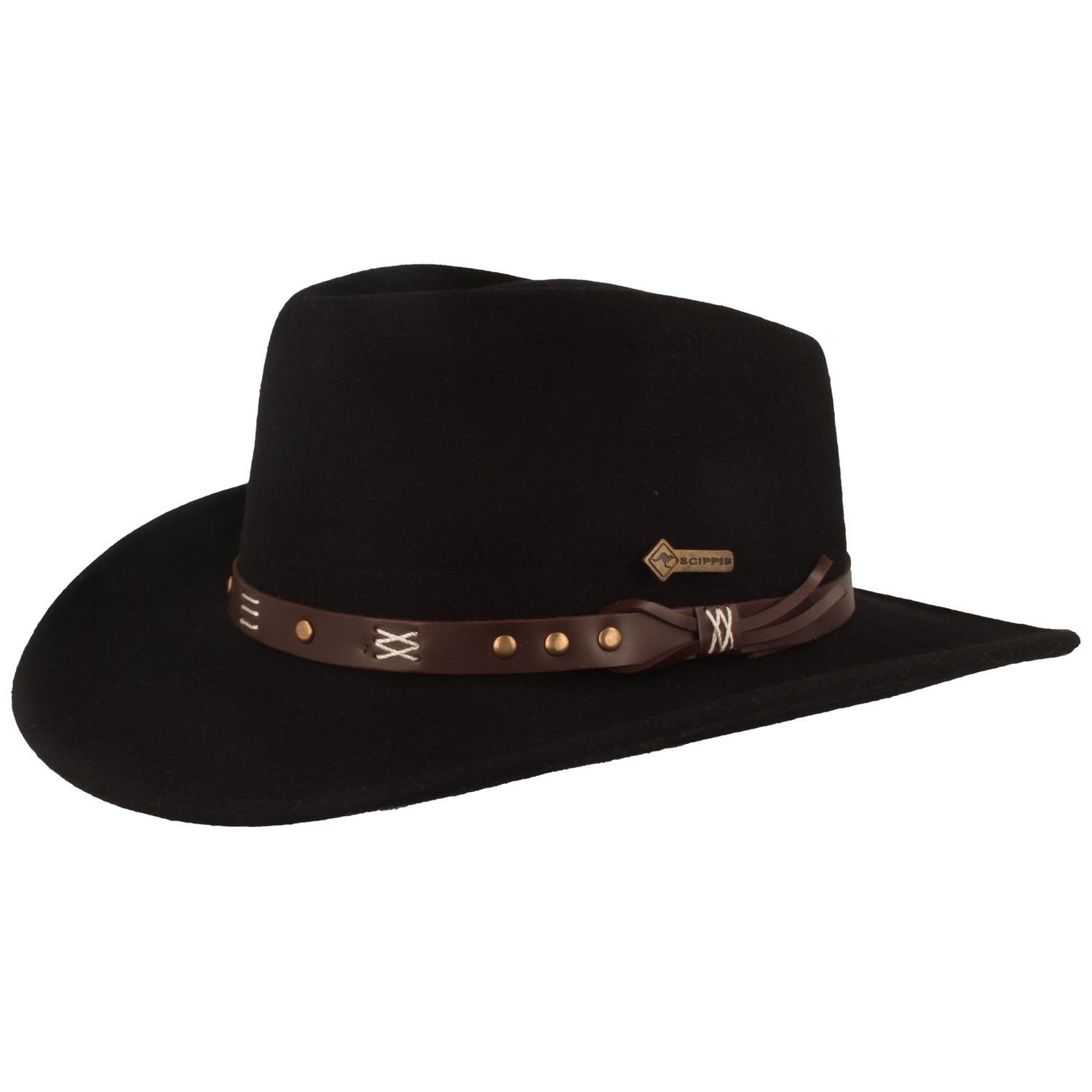 Scippis Filzhut Emerald Outdoorhut aus 100% Wolle mit Lederband günstig online kaufen