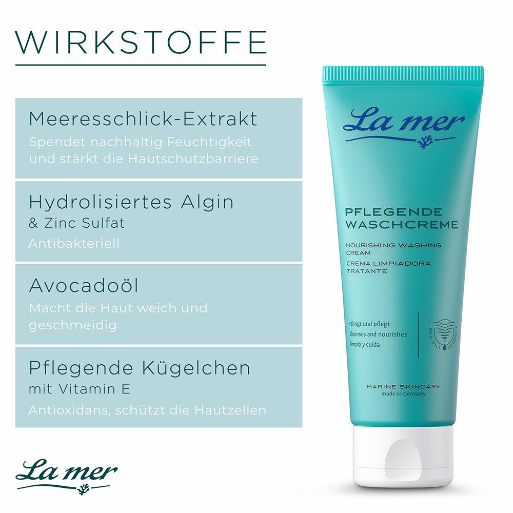 La mer Gesichtspflege Pflegende Waschcreme