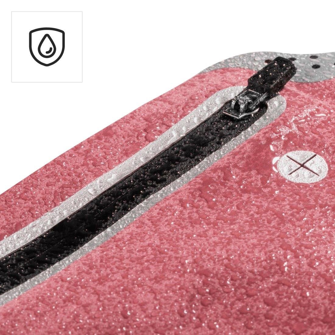 Fächern, Laufgürtel Joggen, Hama Gürteltasche zum Beschichtung mit „Finest rose Handytasche Sports“ Lycra