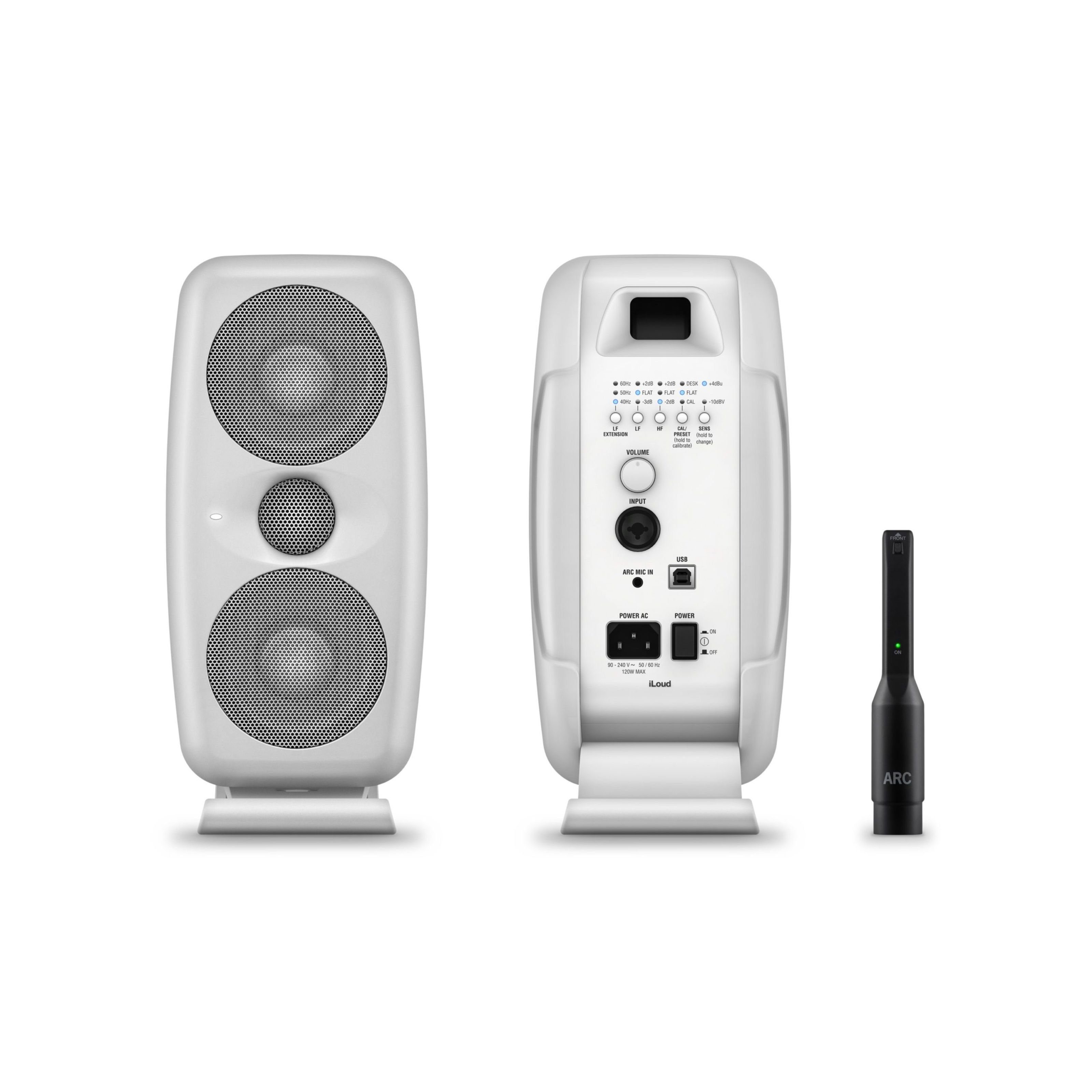 IK Multimedia Apple MTM Speaker Spielzeug-Musikinstrument, White Zubehör iLoud Messmikrofon inkl. 