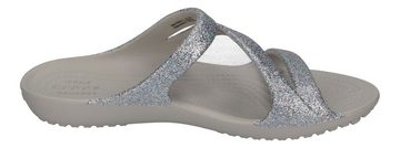 Crocs Kadee Glitter Sandal 207315-040 Plateausandale Silver