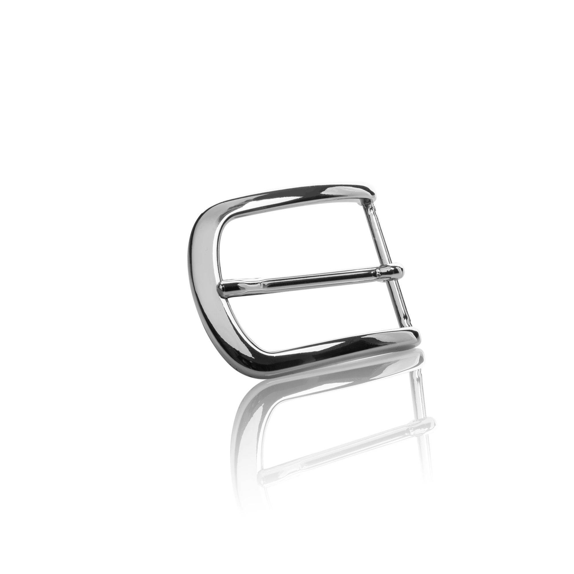 FREDERIC HERMANO Gürtelschnalle 40mm Zamak Silber - Buckle London - 329707500020