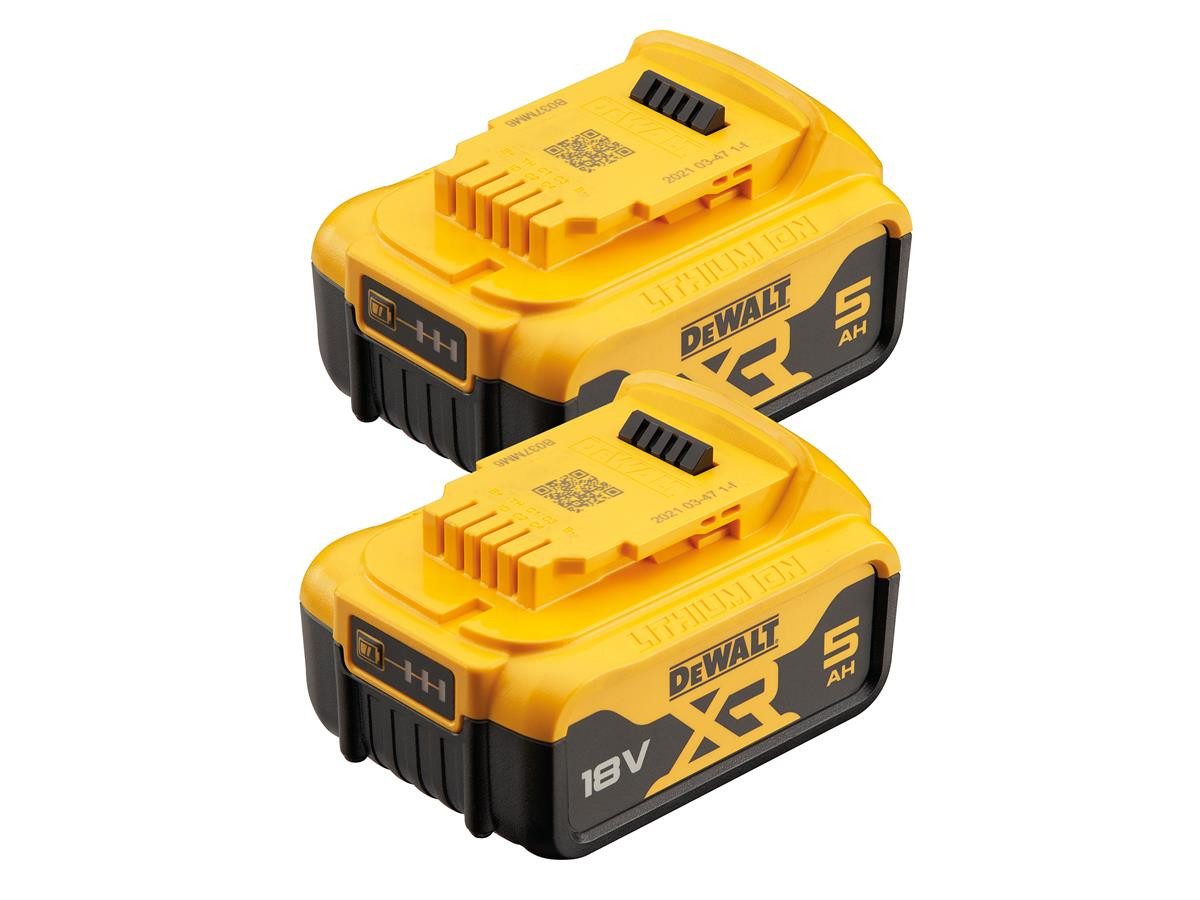 DeWalt 18V / 5,0Ah Akku-Set (18 V, 2 St), Erweiterungsakkus