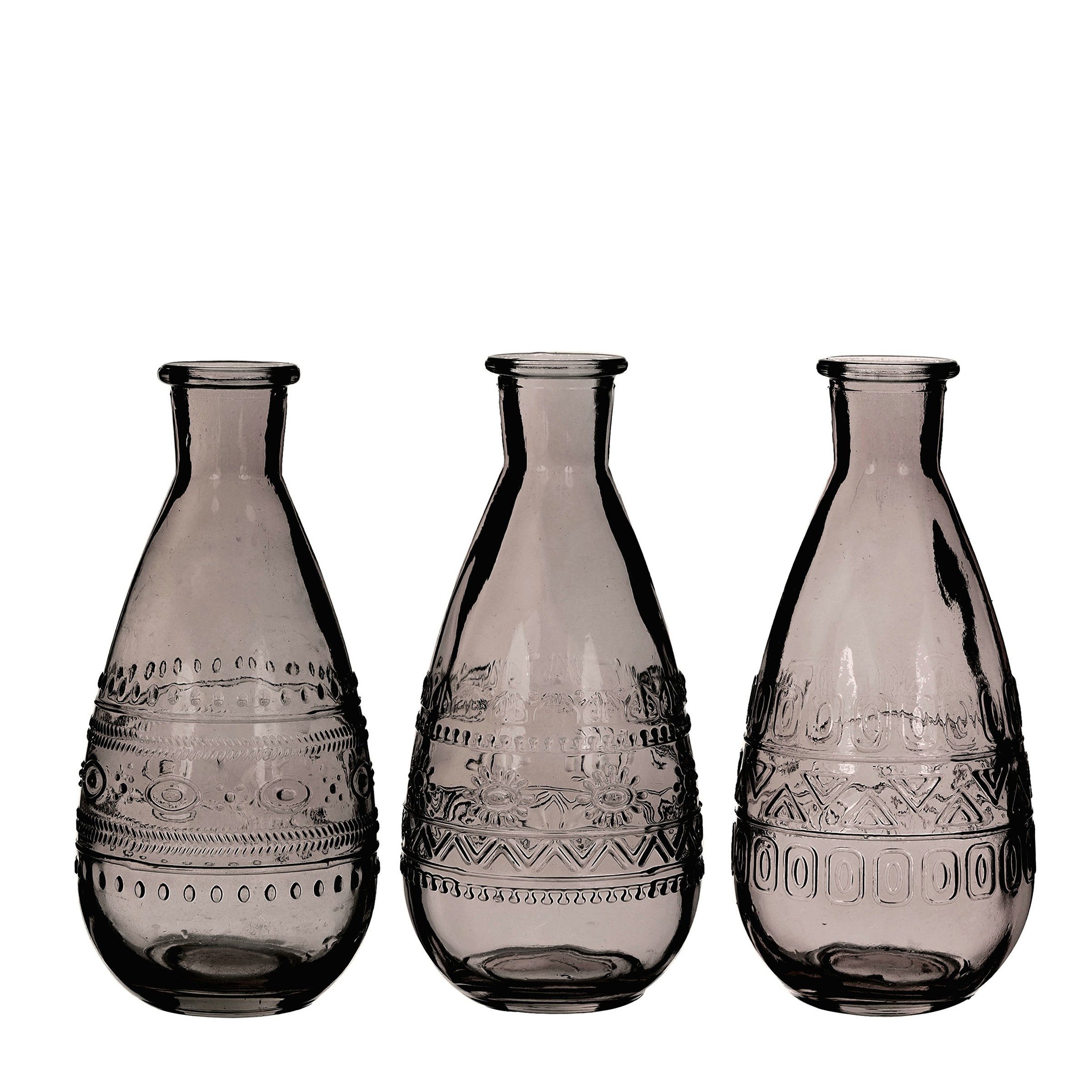 finehomegarden Dekovase Glas Flasche ROME Ø7,5cm günstig online kaufen