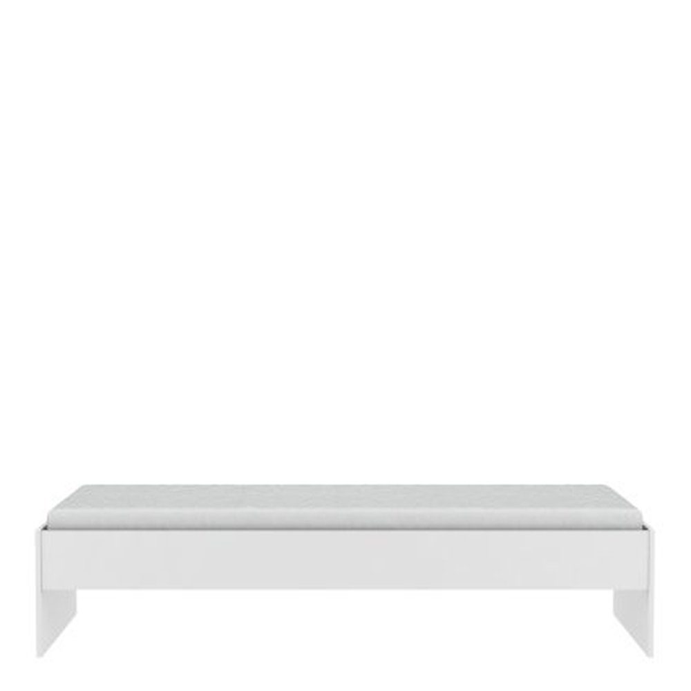 PREISBRECHER Einzelbett Tidy, in matt weiss. Abmessungen (BxHxT) 94x42x203 günstig online kaufen