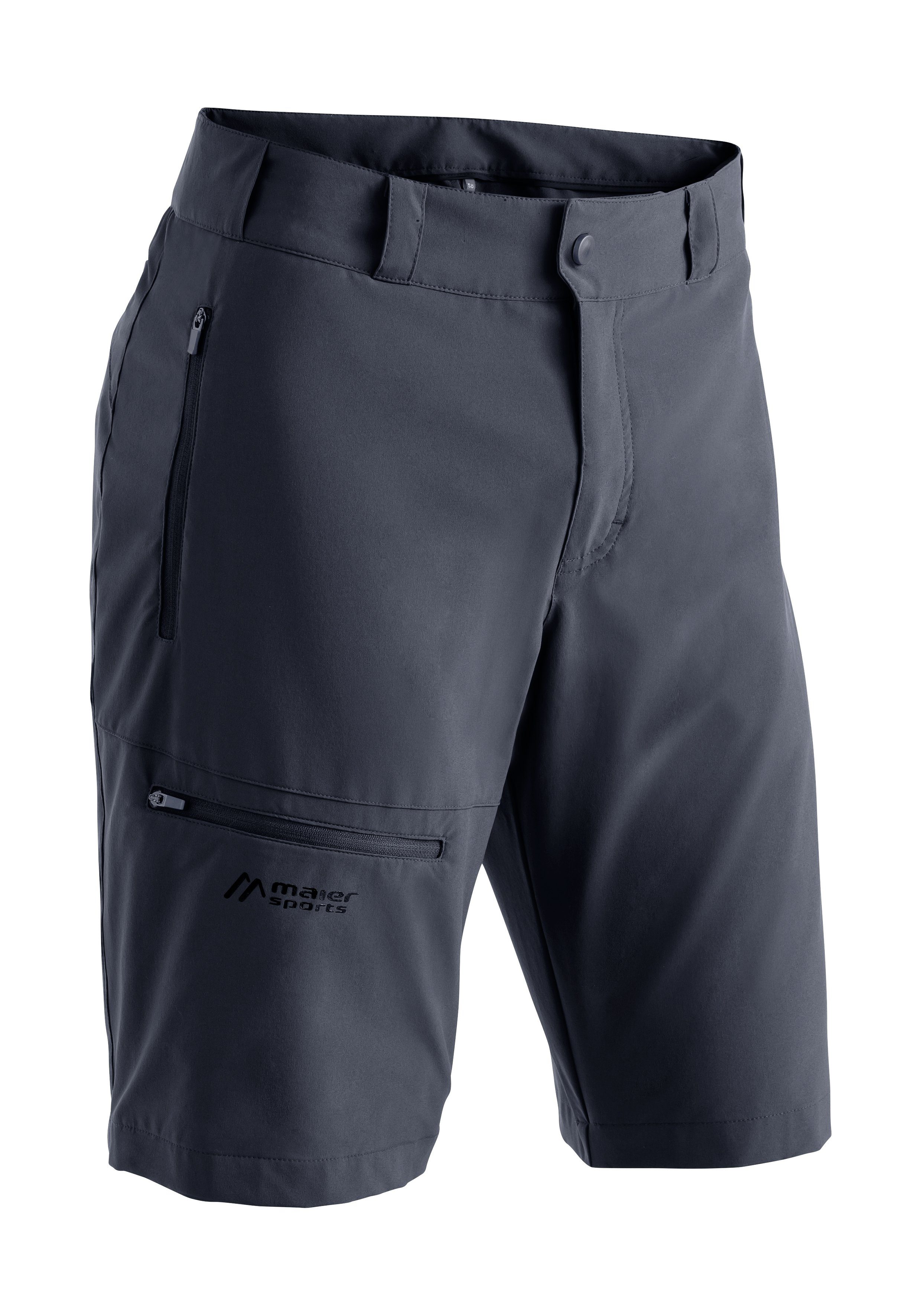 Short Funktions-Bermuda elastischem M Schnelltrocknende Latit Material, Maier Sports Funktionsshorts Umweltfreundliche, wasserabweisende PFC-freie, aus Imprägnierung