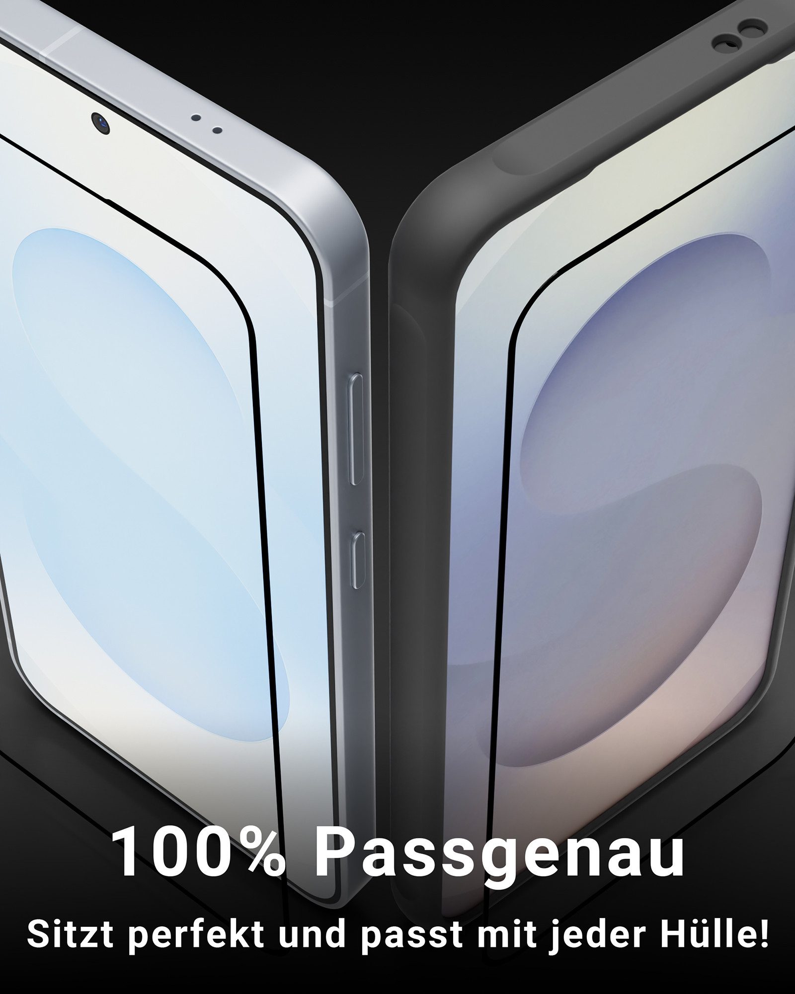 GreenHec Displayschutzglas Panzerfolie Samsung S25 S24 Plus Ultra Displayschutzfolie Glas Schutz für Samsung Galaxy S24 Plus, Spar-Set, Handy Display Screen Pro – Bild 5 von 5