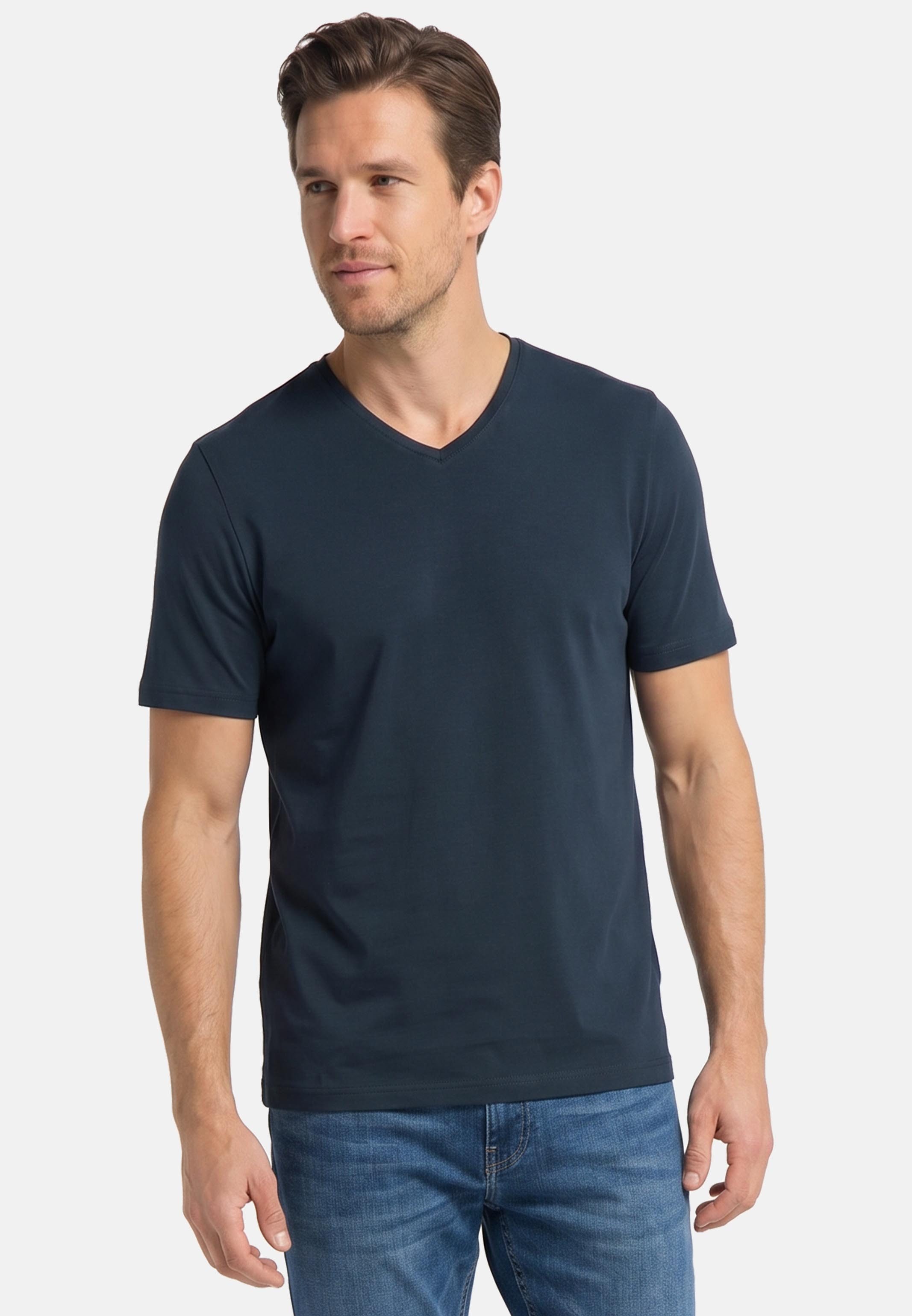 Redmond T-Shirt 3er Pack Basic (Spar-Set, 3-tlg) T-Shirt - Baumwolle - Atmungsaktiv