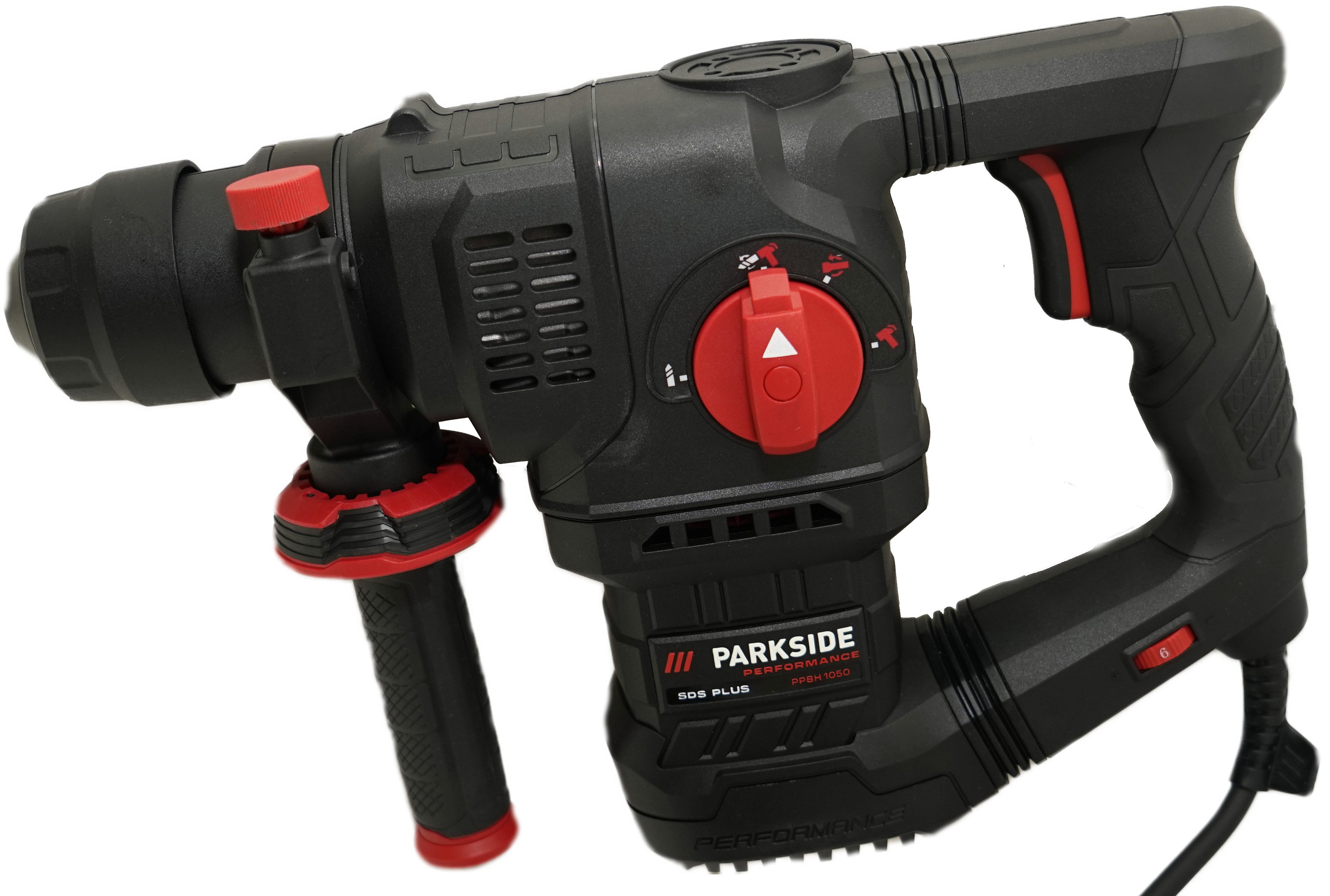 PARKSIDE PERFORMANCE® Bohrhammer Bohr- und Meißelhammer PPBH 1050, 1050 W, SDS Plus, im Koffer