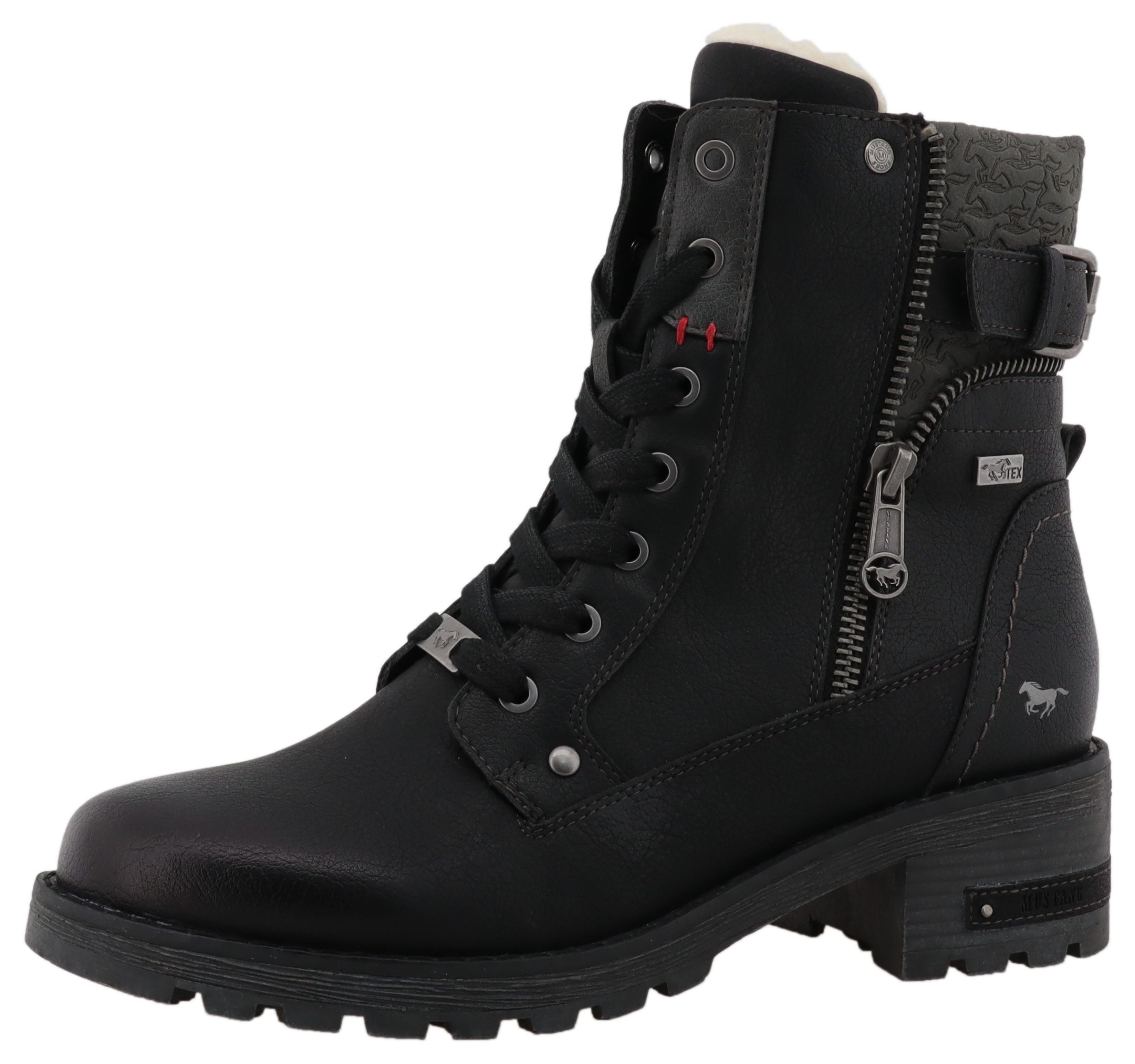 Mustang Shoes Haukea Schnürstiefelette Winterstiefelette, Boots günstig online kaufen
