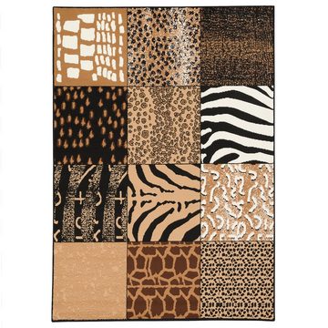 Designteppich Trendline Teppich Afrika Patchwork, Pergamon, Rechteckig, Höhe: 8 mm