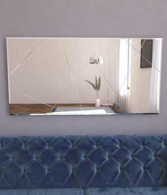moebel17 Spiegel Spiegel Eilish Asymmetrisches Design 120x60cm