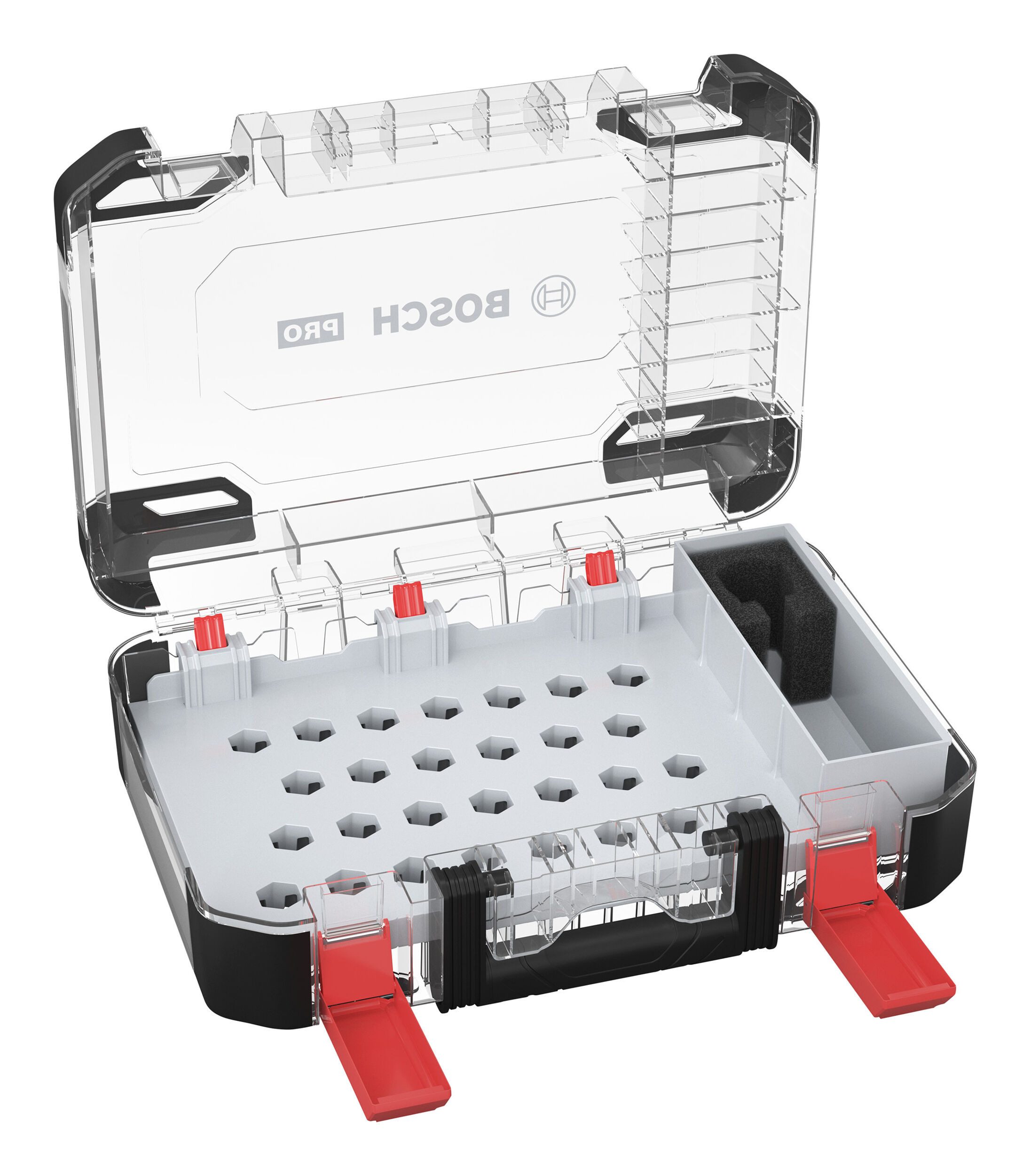 BOSCH Werkzeugkoffer, Pro Lochsägenkoffer für individuelle Bestückung/Schrauber