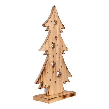 näve Dekolicht, Weihnachtsbaum LED Deko XMAS Holz Kiefer Innen- und Außen IP44 H 47,5