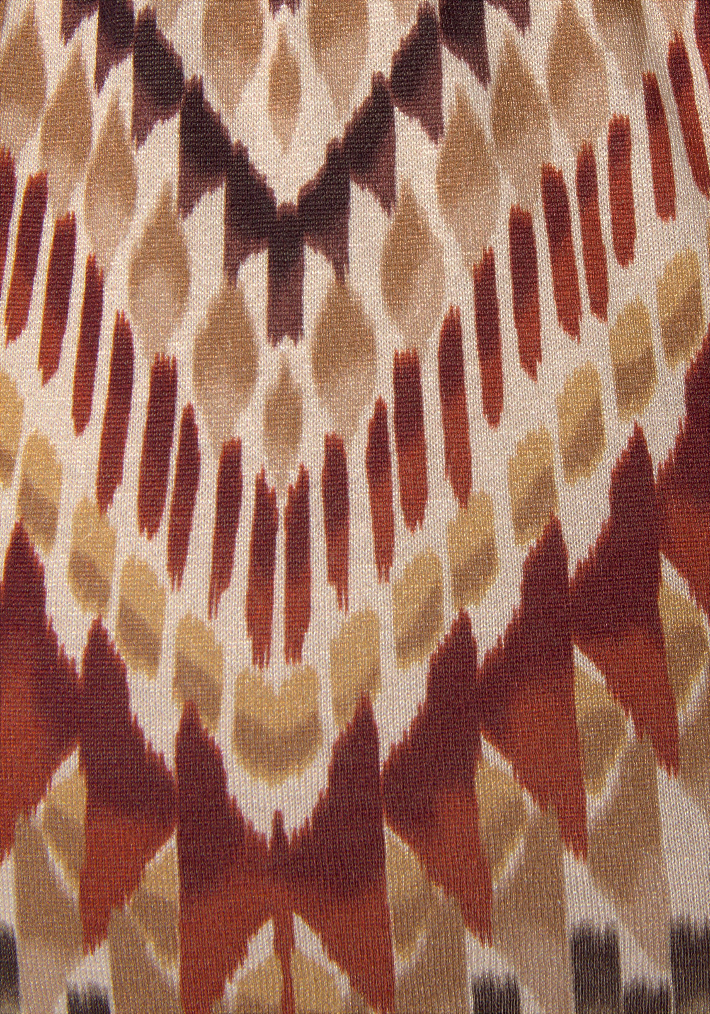LASCANA Jerseyhose aus luftig-leichter Viskose mit Ethnodruck mit Ethnoprint, lockere Passform, leichte Sommerhose, Schlupfhose