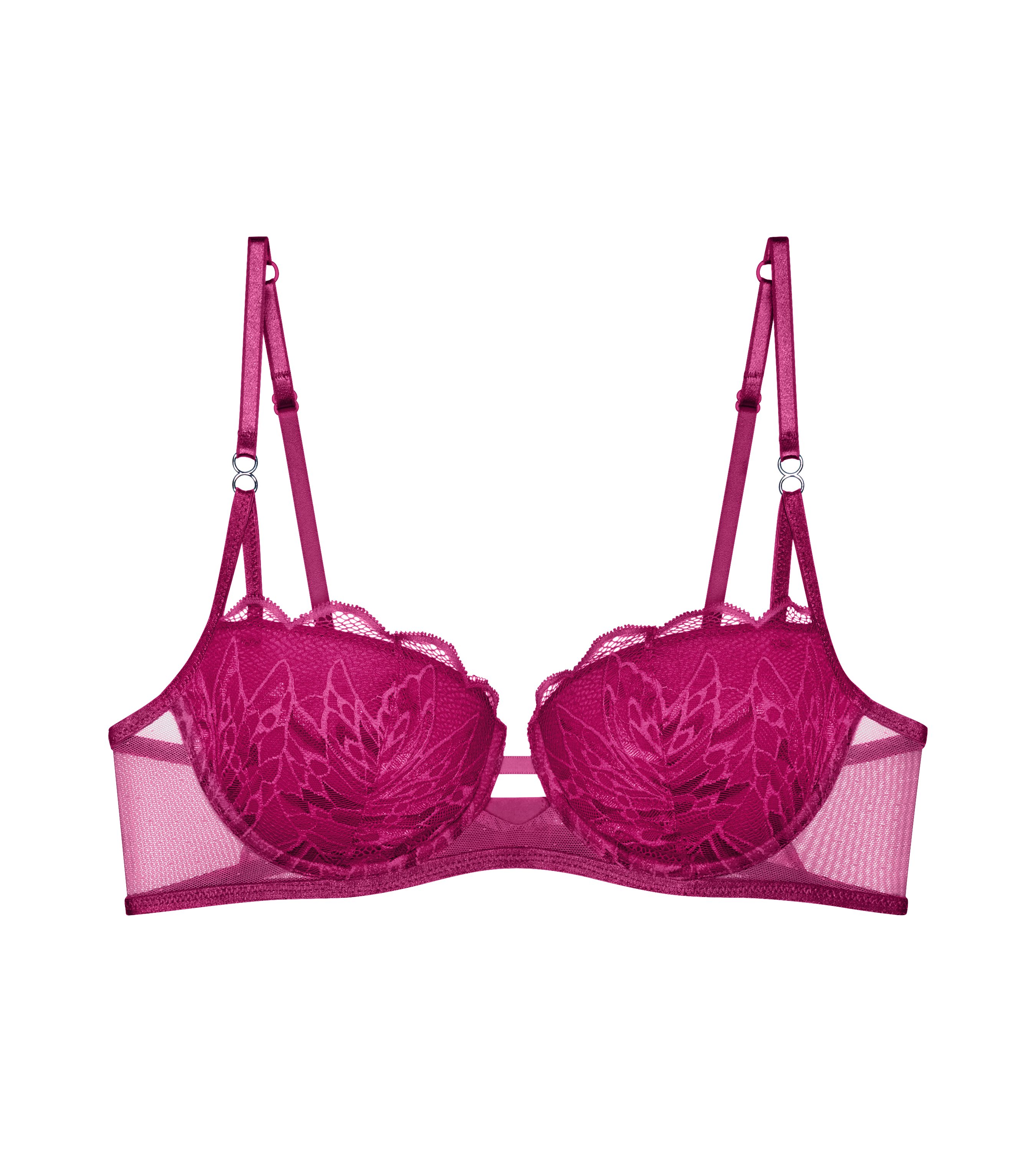 Triumph Halbschalen-BH Crazy Stupid Love Komfort-Bügel, italienische Spitze, Wow-Effekt