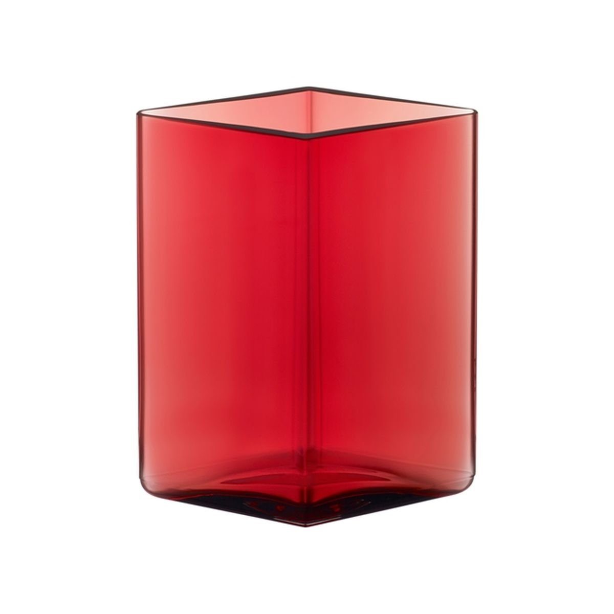 IITTALA Dekovase Ruutu x 11,5 Cranberry 14 cm