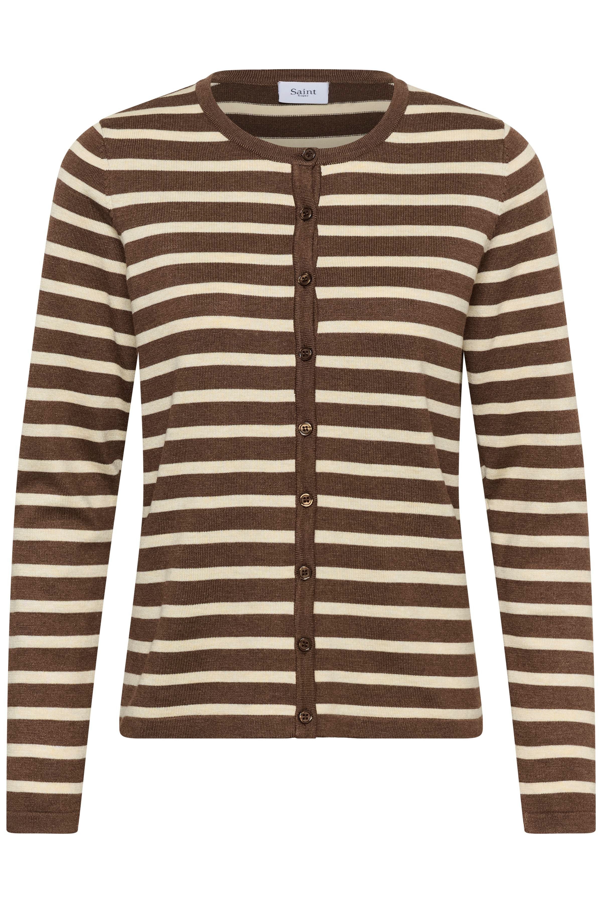 Saint Tropez Strickjacke MilaSZ Striped Cardigan günstig online kaufen