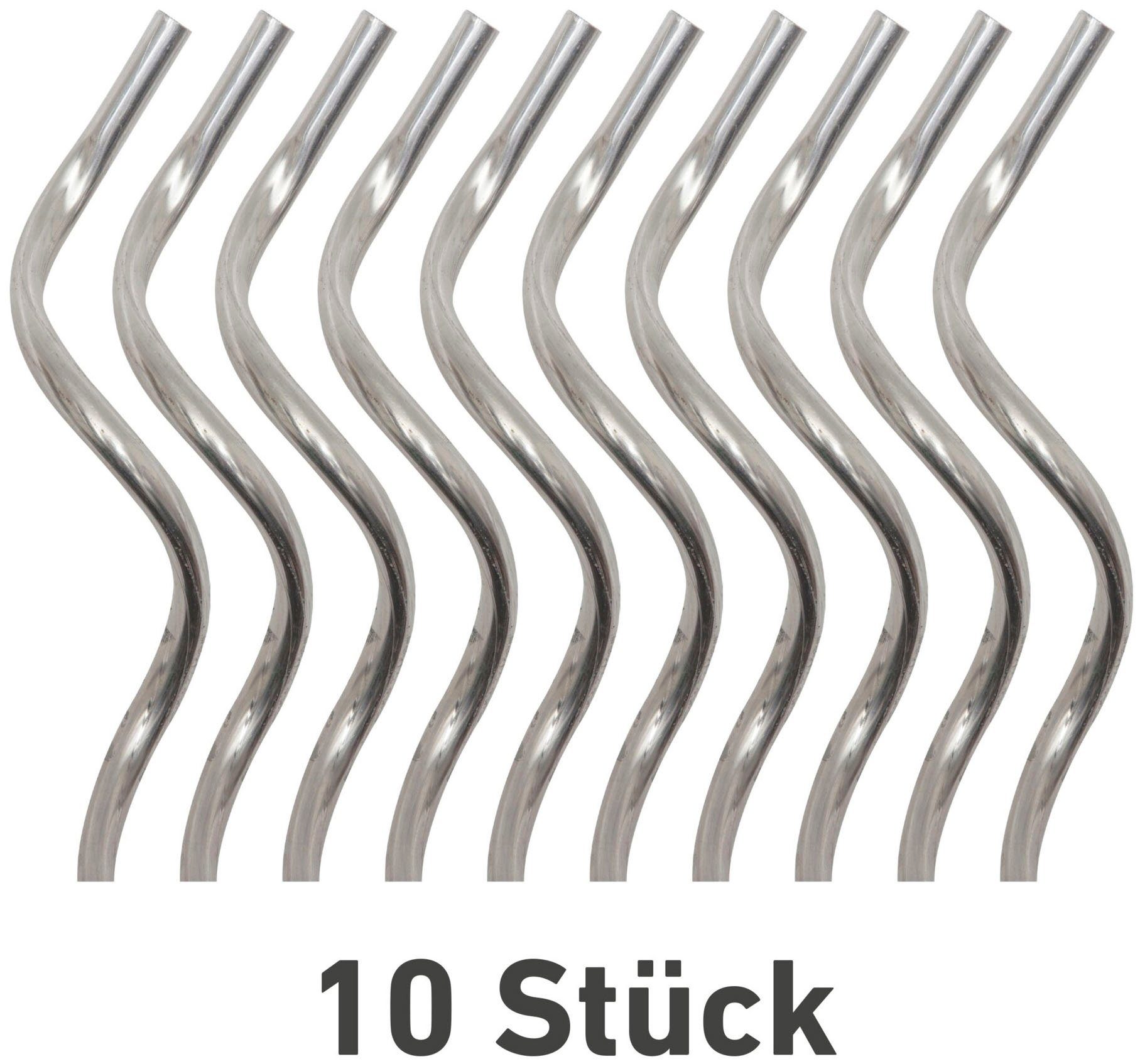 Windhager Rankhilfe Set, 10 St., Tomatenstäbe aus Aluminium, H 180 cm