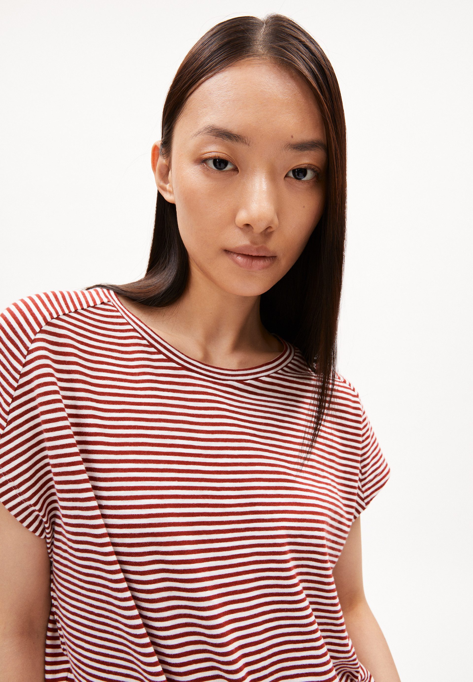Armedangels T-Shirt ONELIAA LOVELY STRIPES T-Shirt aus Bio-Baumwolle Loose Fit