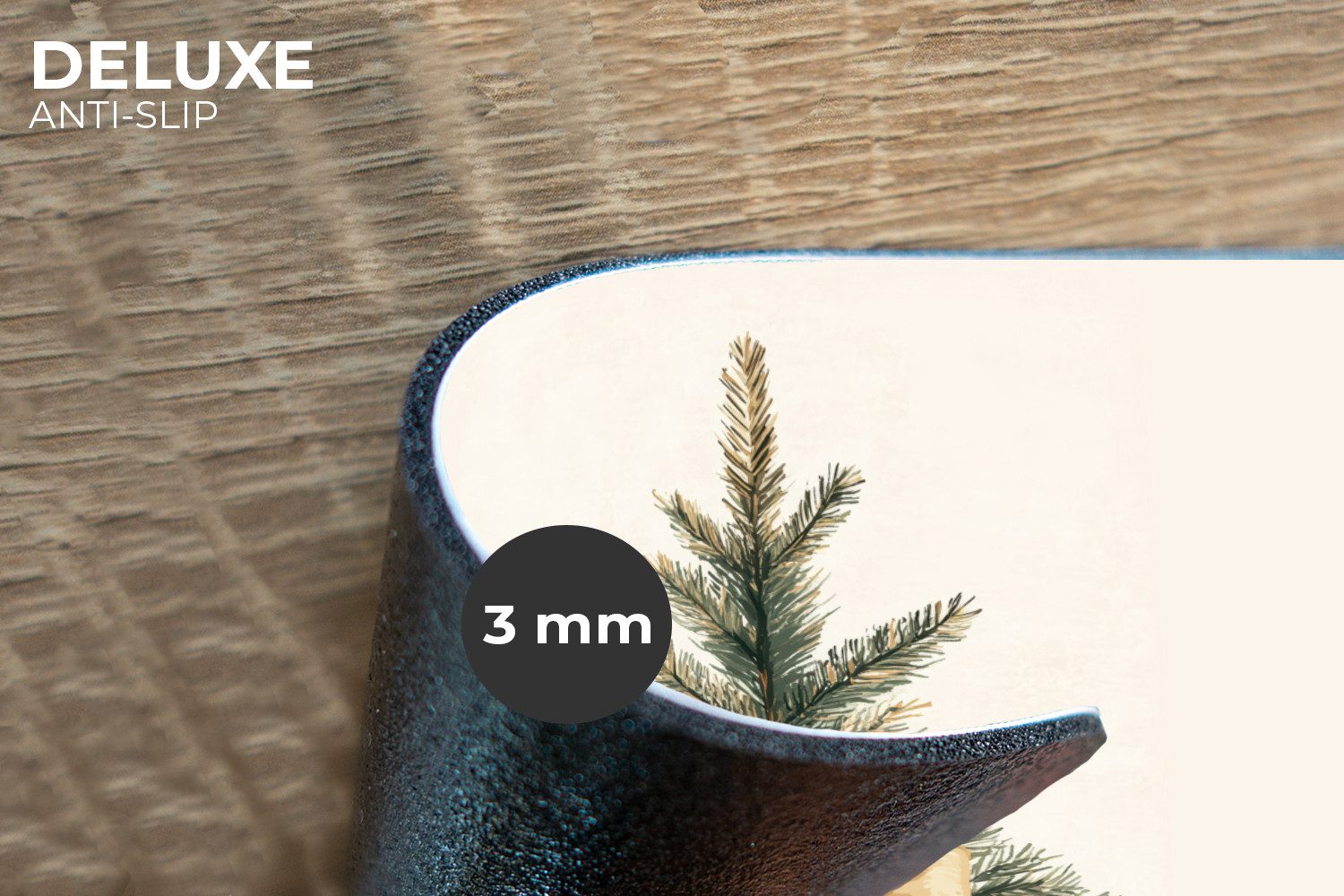 MuchoWow Platzset Weihnachtsbaum - Weihnachten - Frohe Weihnachten - Beige, günstig online kaufen