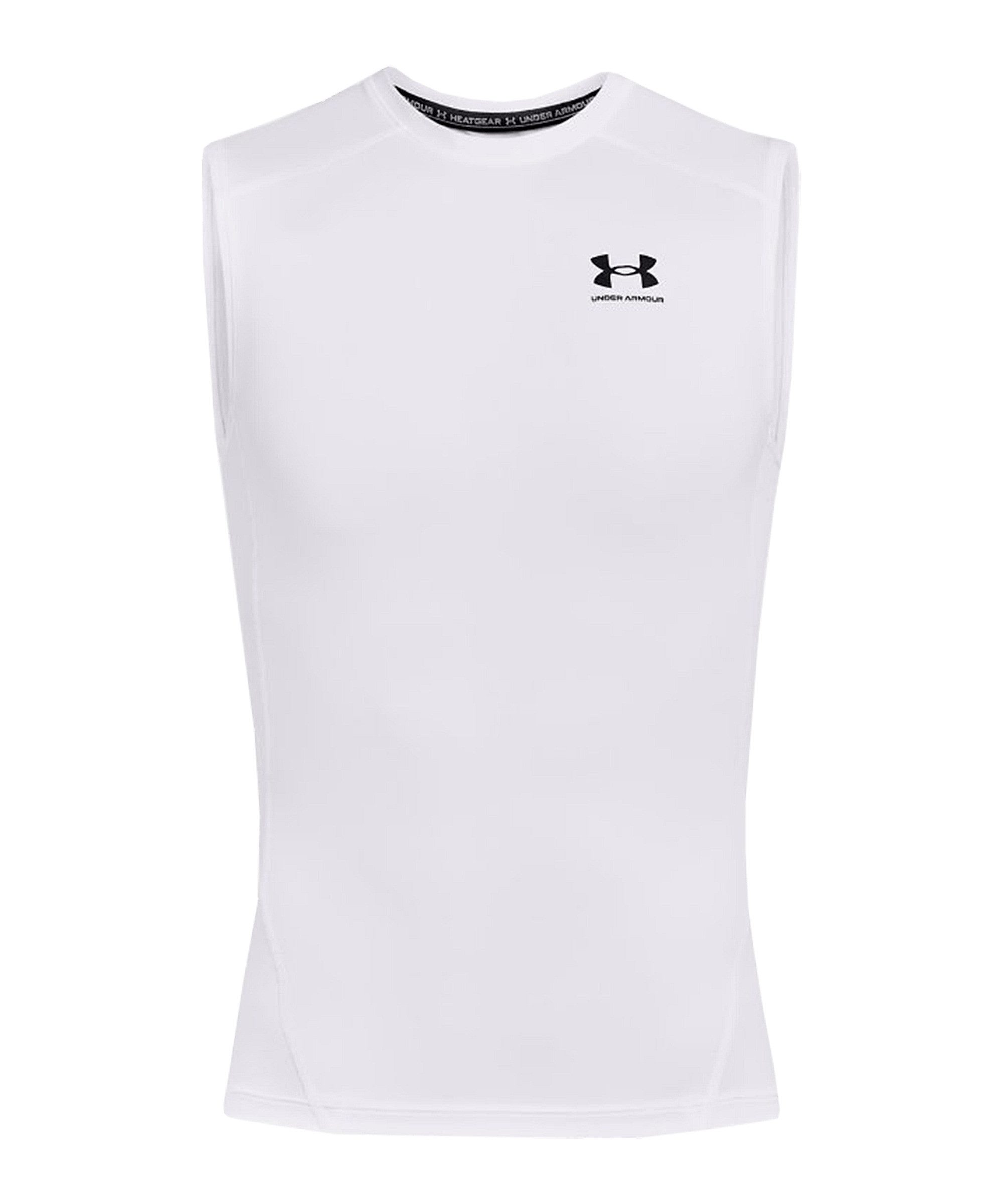 Under Armour® Laufshirt Under Armour Baselayer HG Comp Tanktop Weiß default
