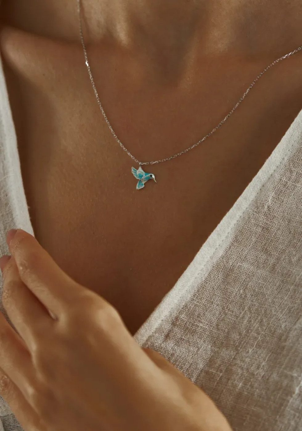 Einzelstück Charm-Kette Halskette Karpaz Bird Vogel günstig online kaufen