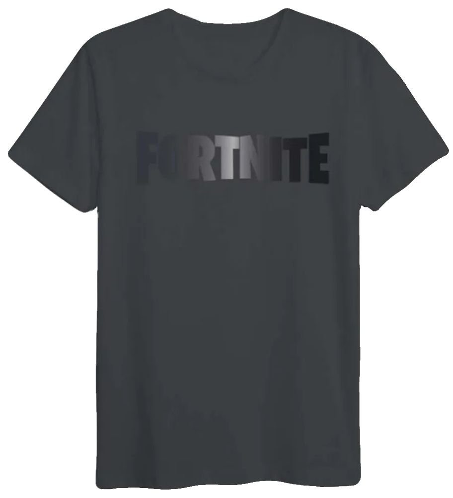 Fortnite T-Shirt FORTNITE T-SHIRT schwarz / schwarz Logo Epic Games Jugendliche + Erwachsene Gr. S M L XL XXL