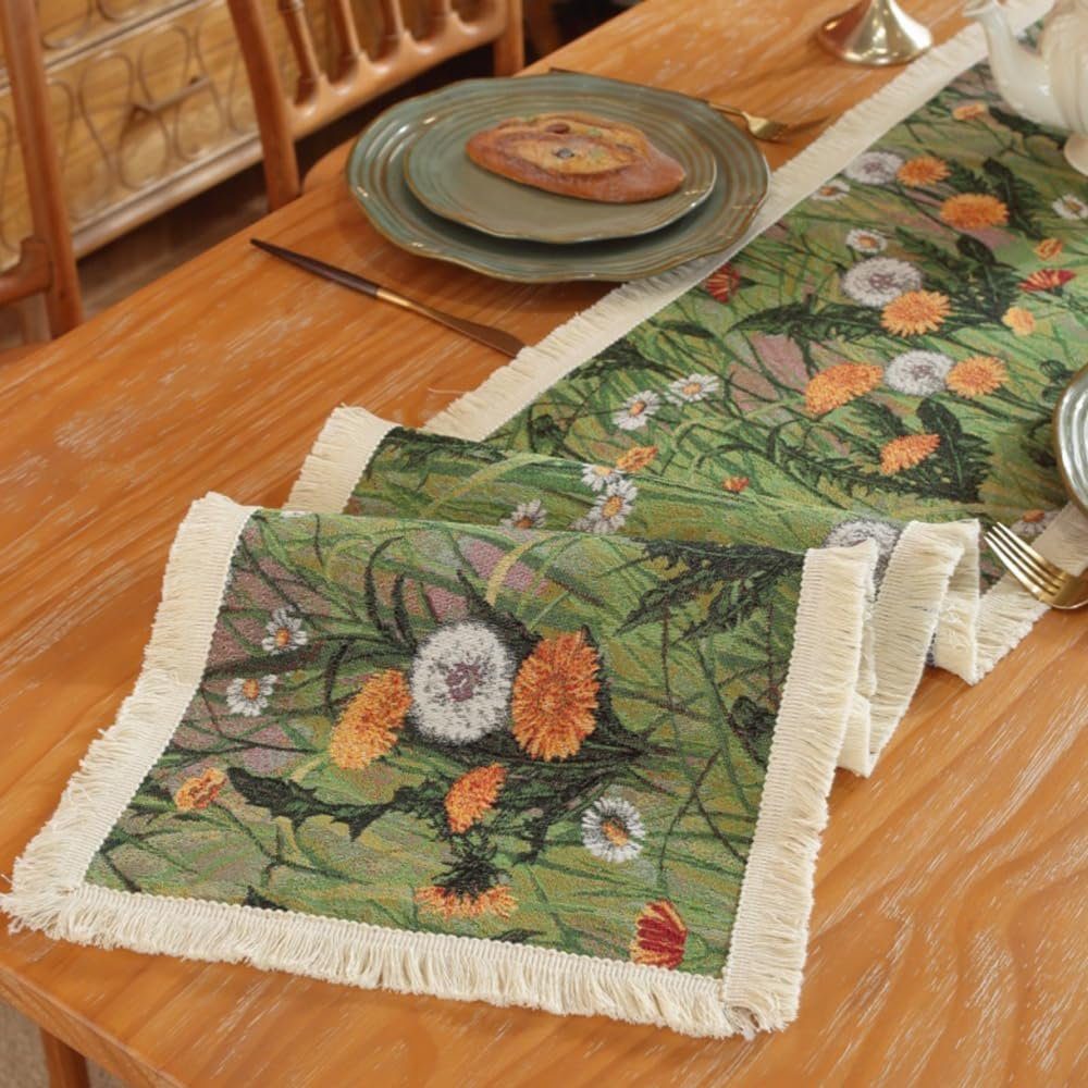 Tischläufer FELIXLEO Dekor Dekor Vintage 30*180cm Bauernhaus für Tischläufer Esszimmer
