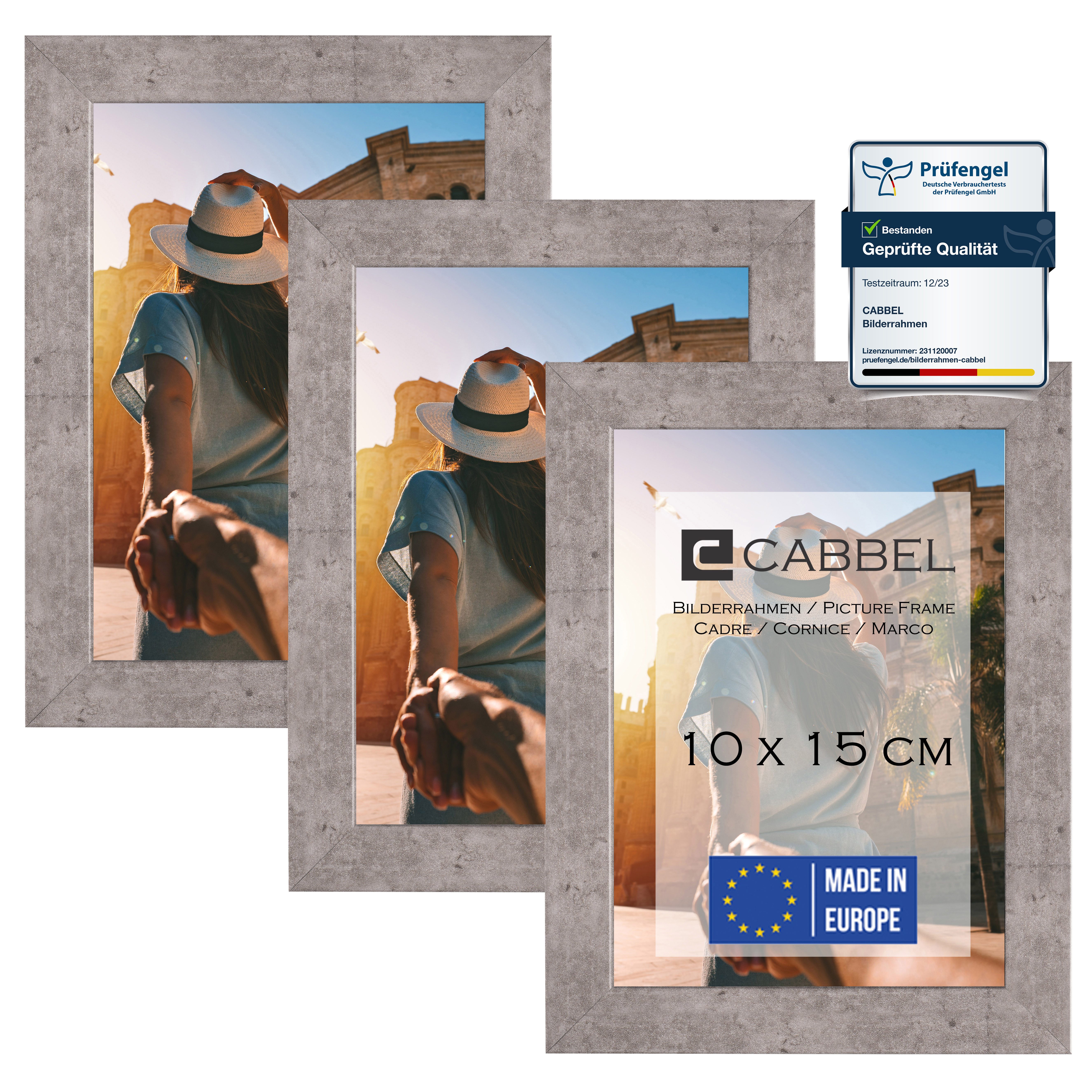 CABBEL Bilderrahmen, (Set, 3 St), Modern, Schmal, Puzzlerahmen, Fotorahmen, Fotogalerie, Wanddeko/Poster