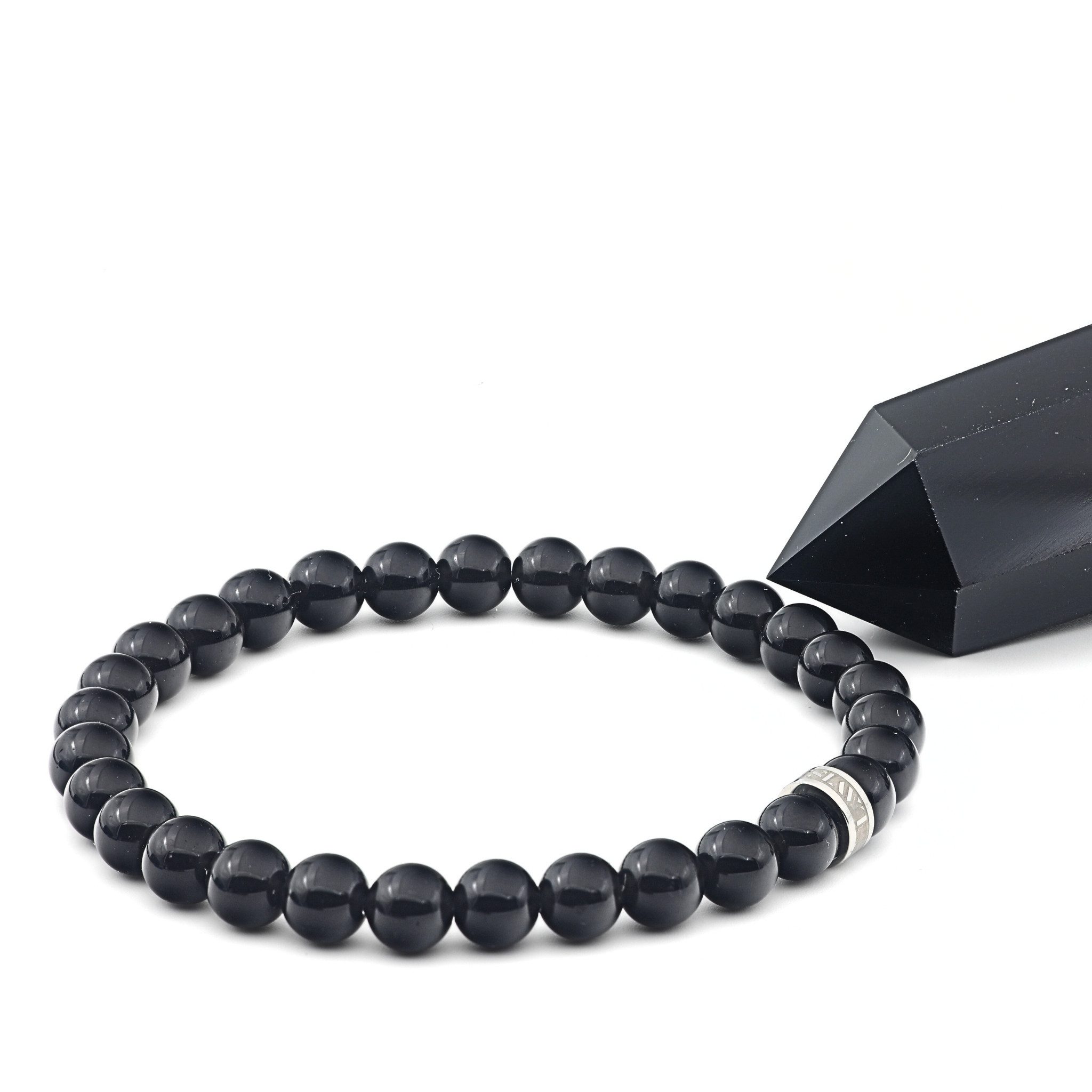 LAVISA Armband Armband 6mm Echte Edelstein Perlen, Kristalle, Heilsteine, O günstig online kaufen