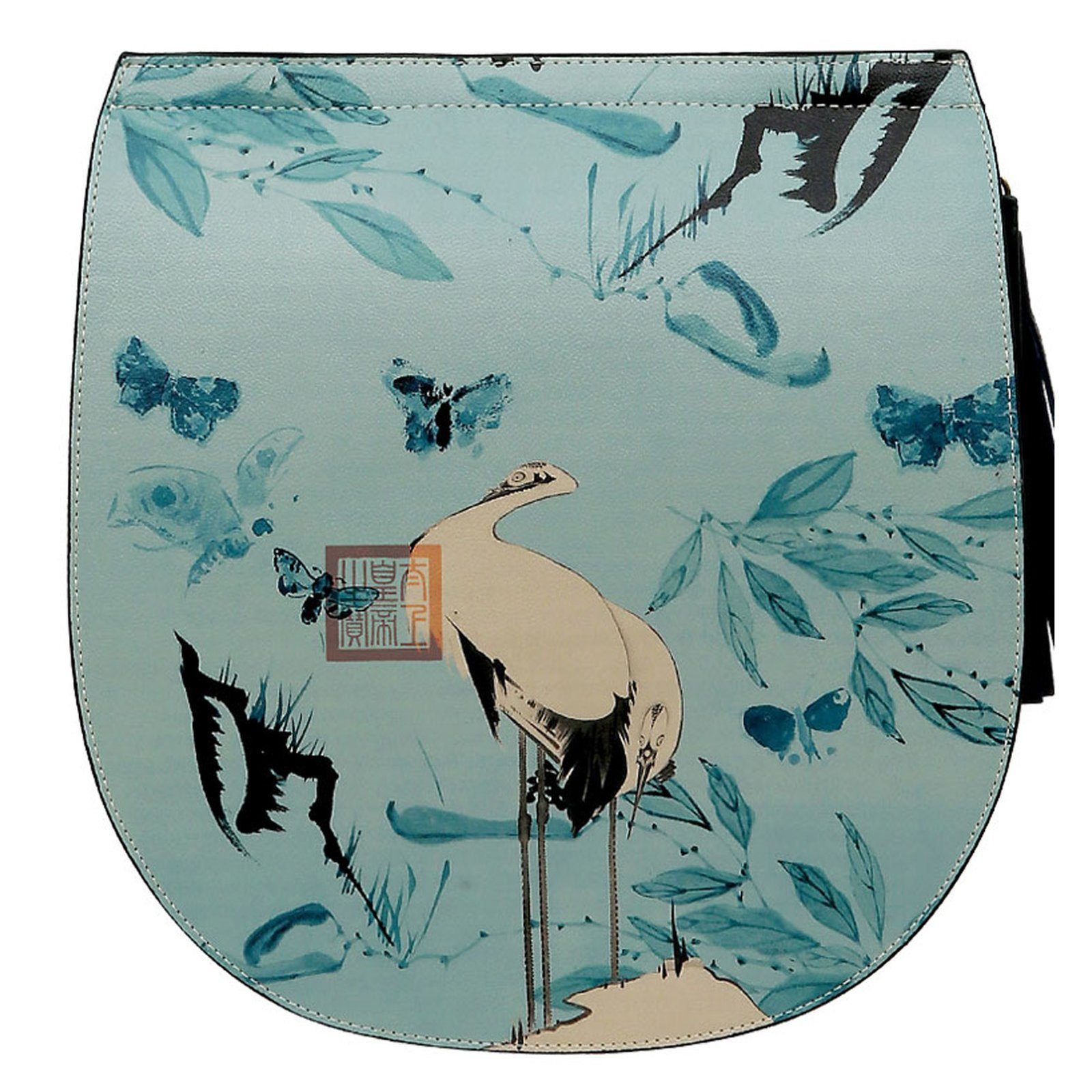 DOGO Umhängetasche Ivy Bag Umhängetasche Storks Damen Schultertasche, Handgefertigt