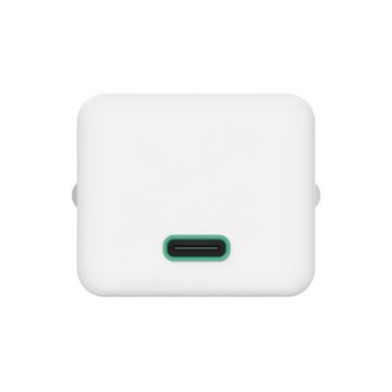 Hama Mini Ladegerät Smartphone, Power Delivery (PD)/Qualcomm®, 20 W, Weiß USB-Ladegerät (1-tlg)
