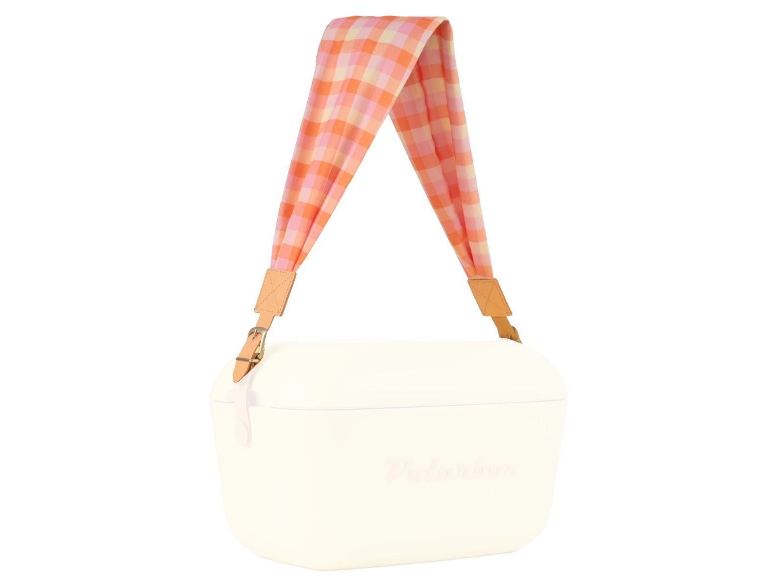 Polarbox Trageband Prinkstyle Strap Vichy Check Sorbet 91cm