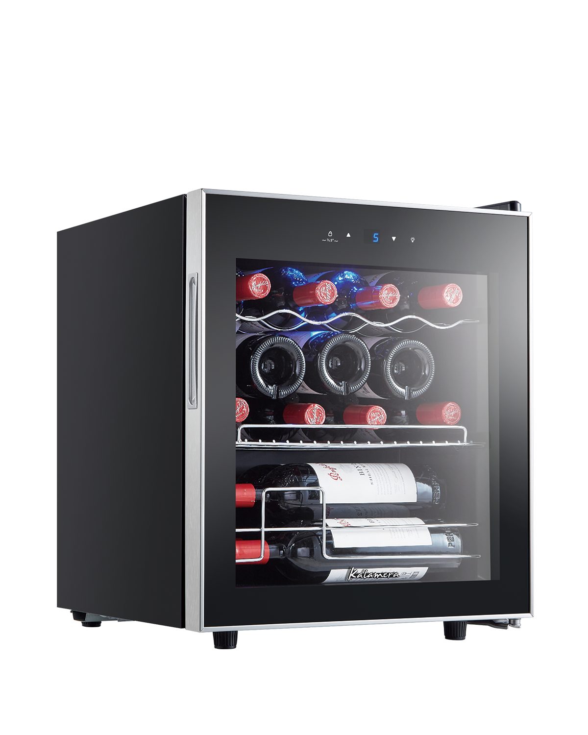 Günstige neue Artikel kalamera Weinkühlschrank KRC-40FCSS, für Standardflaschen 0,75l 15 á
