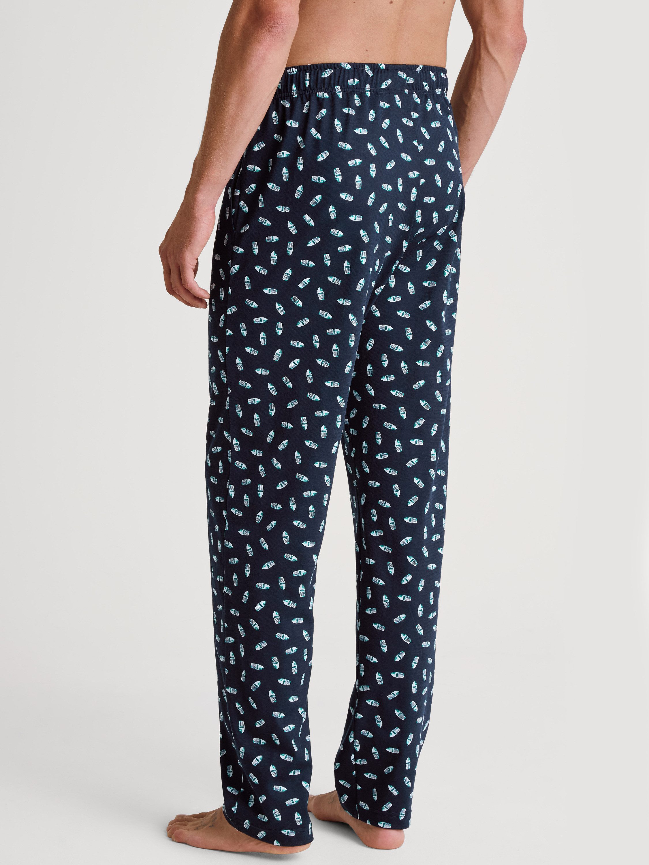 CALIDA Pyjamahose RMX Sleep Leisure Herren (1-tlg) aus 100% Baumwolle, mit Seitentaschen