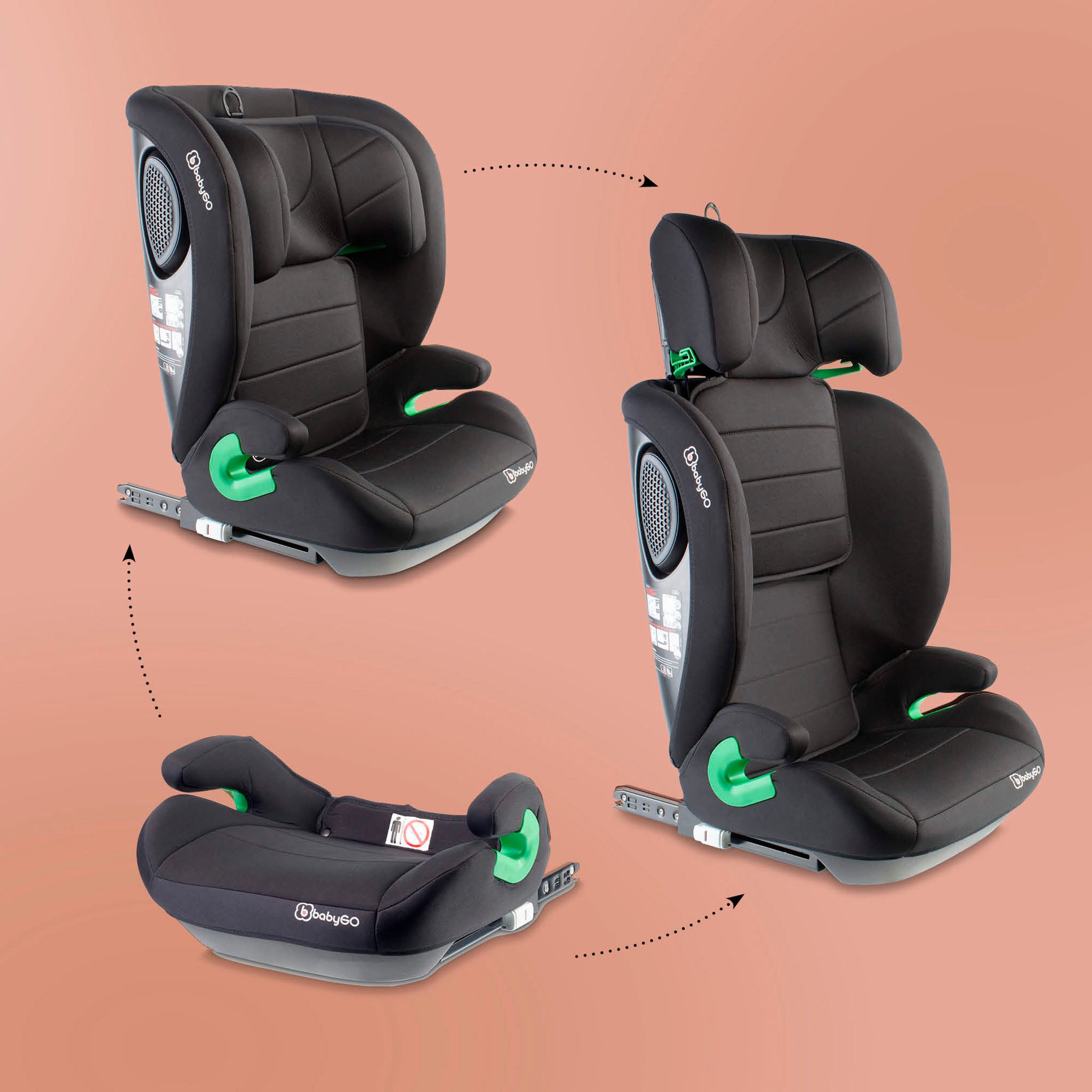 BabyGo Autokindersitz SafeChild 2, ab: 100 cm, bis: 150 cm