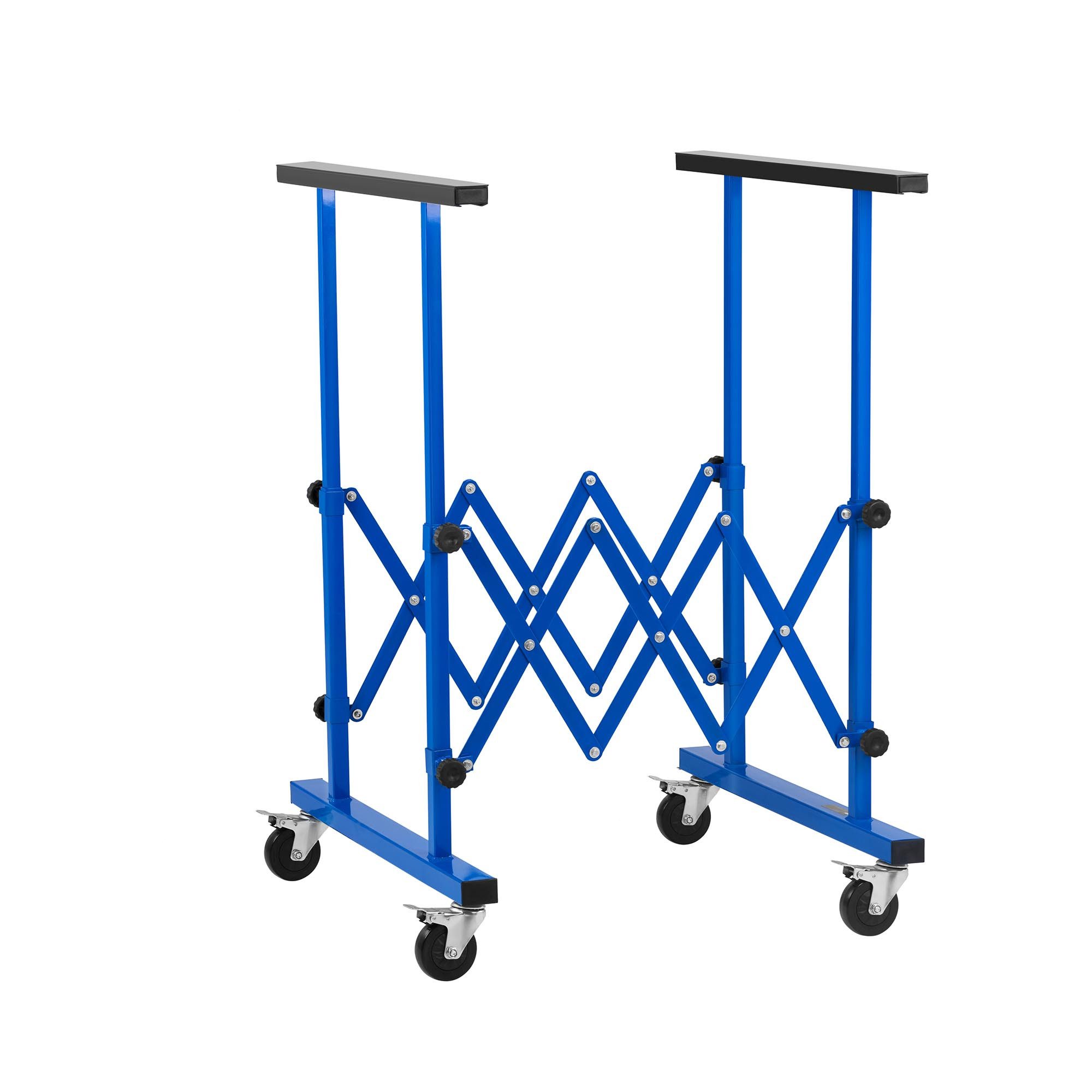 MSW Unterstellbock Scherenbock Montagebock Teleskopbock Rollen mit Bremsen 27-130 cm, 50 kg max. Belastbarkeit