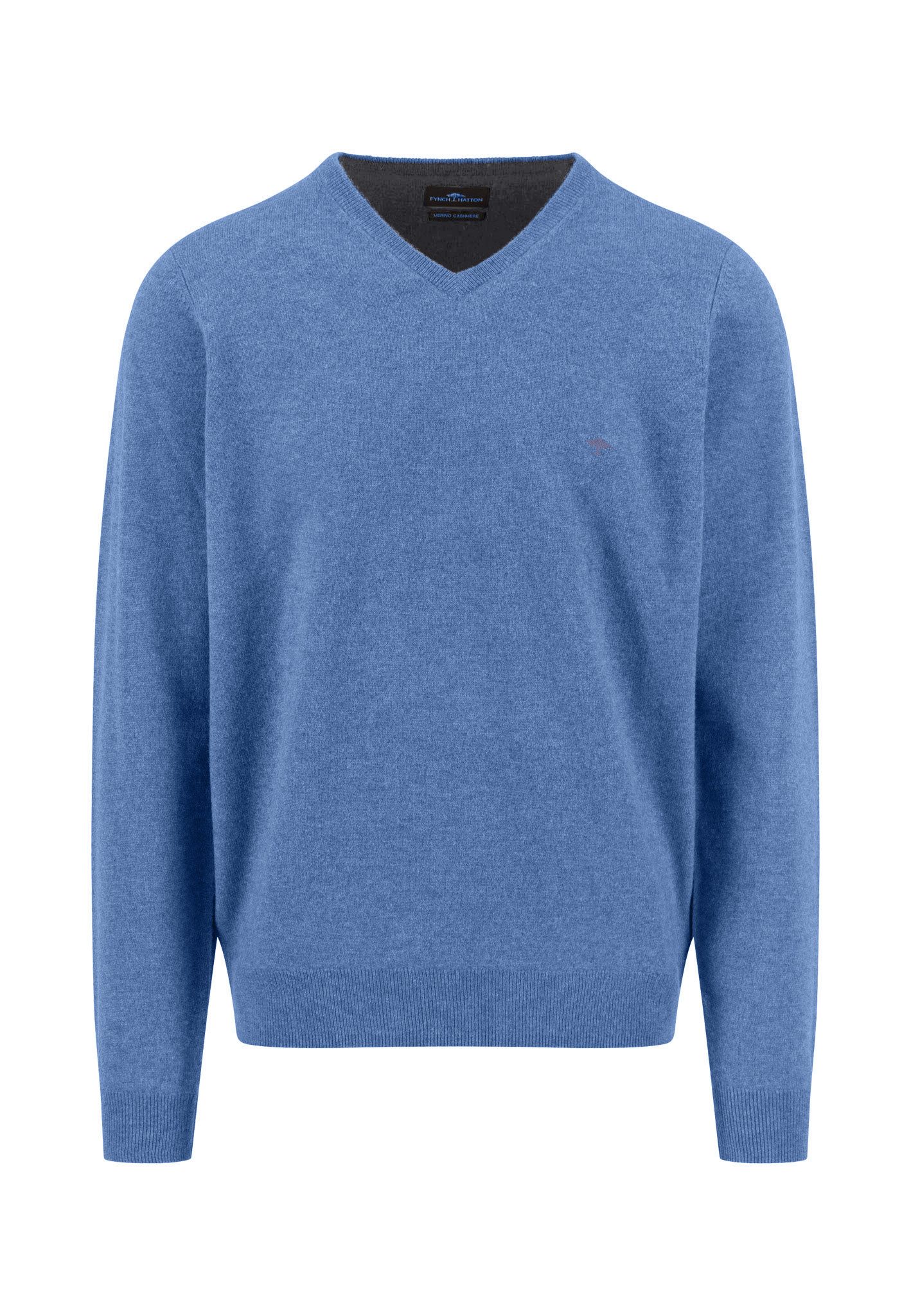 FYNCH-HATTON Strickpullover V-Neck, Merino Cashmere