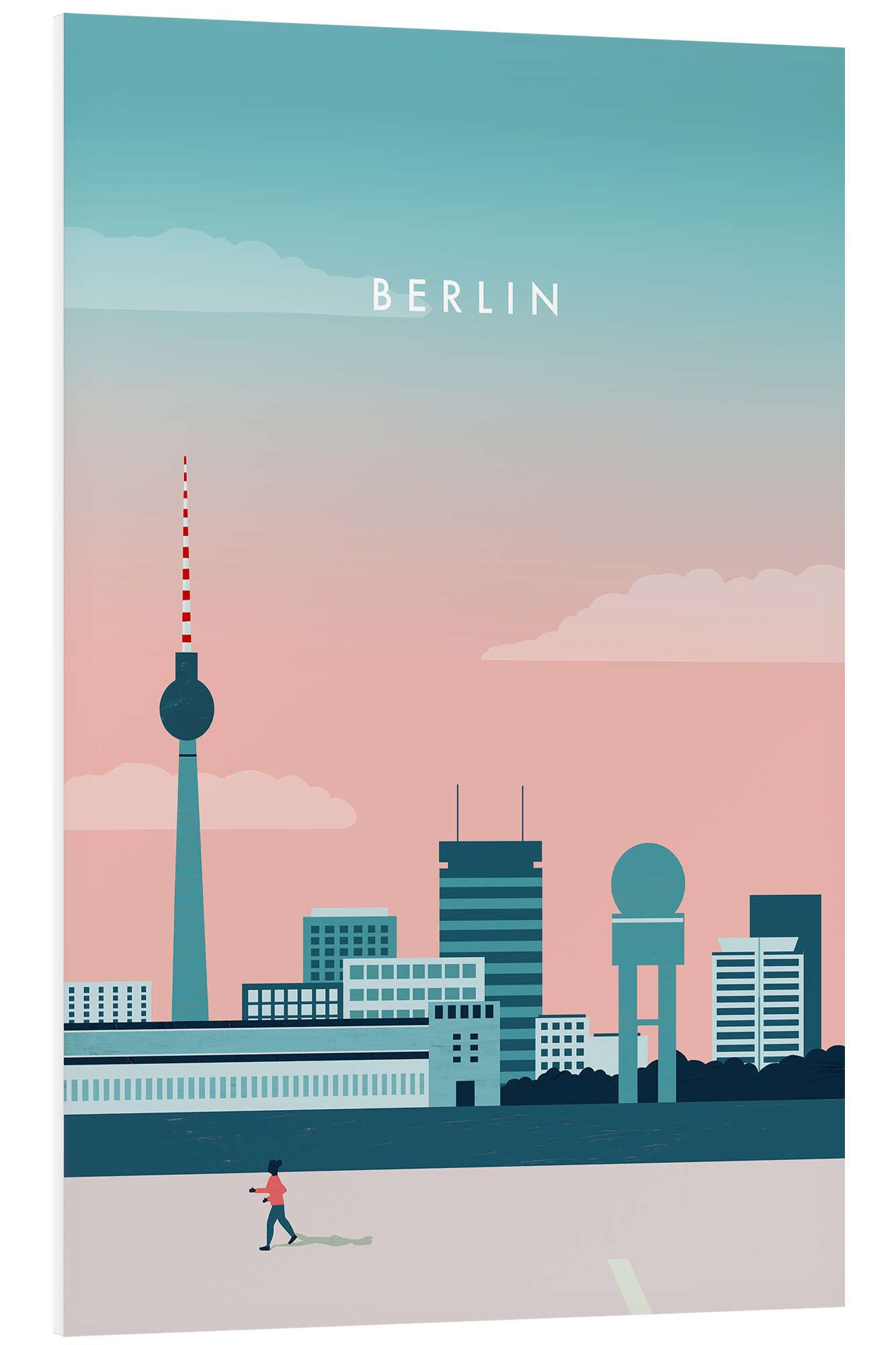 Posterlounge Forex-Bild Katinka Reinke, Berlin, Minimalistisch Illustration