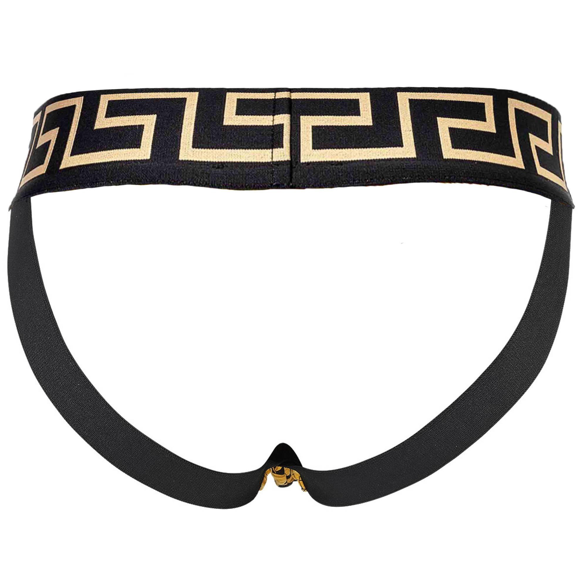 Versace Tanga Herren Jockstrap 1er Pack Baumwolle (Packung, 1er Pack)