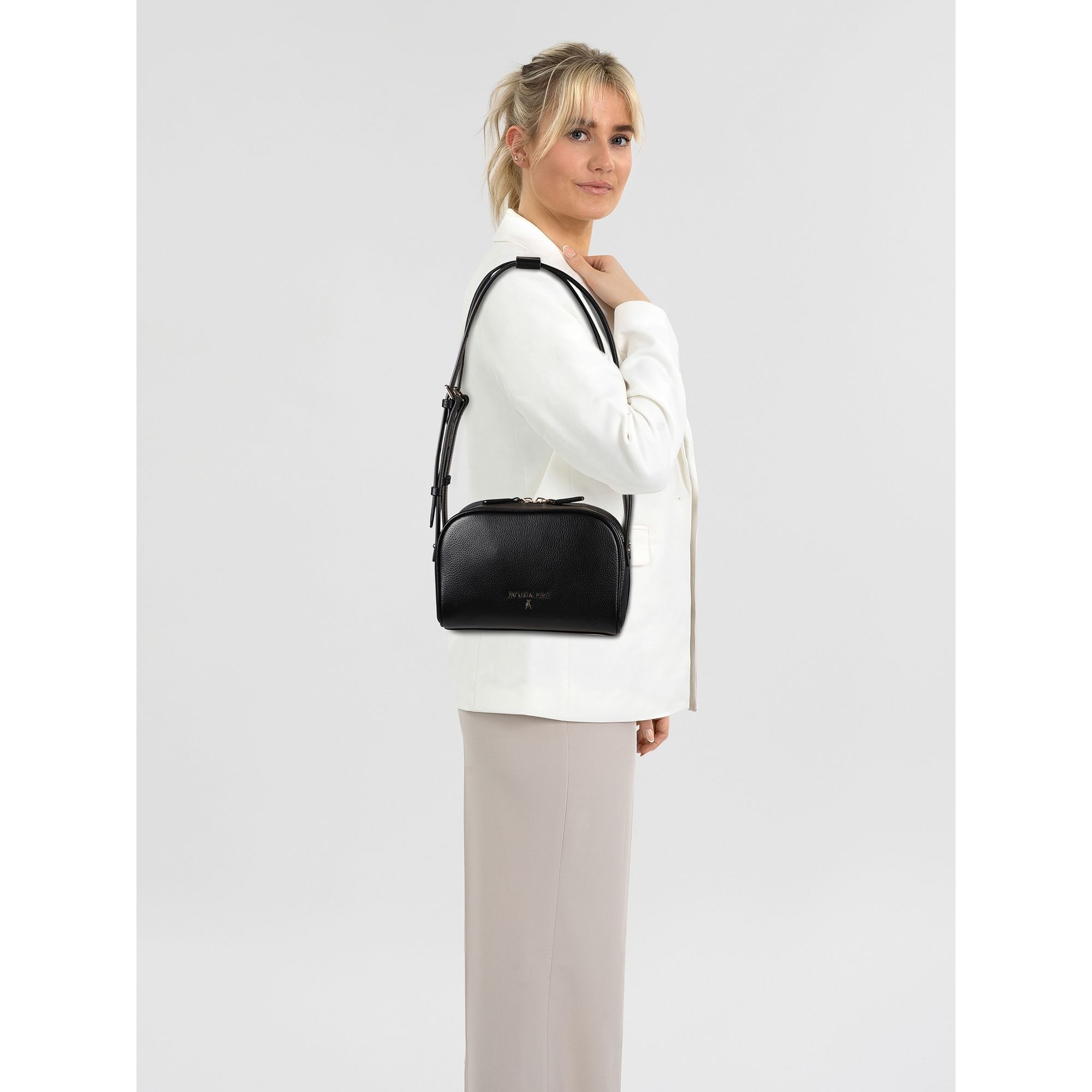 Patrizia Pepe Schultertasche, Leder